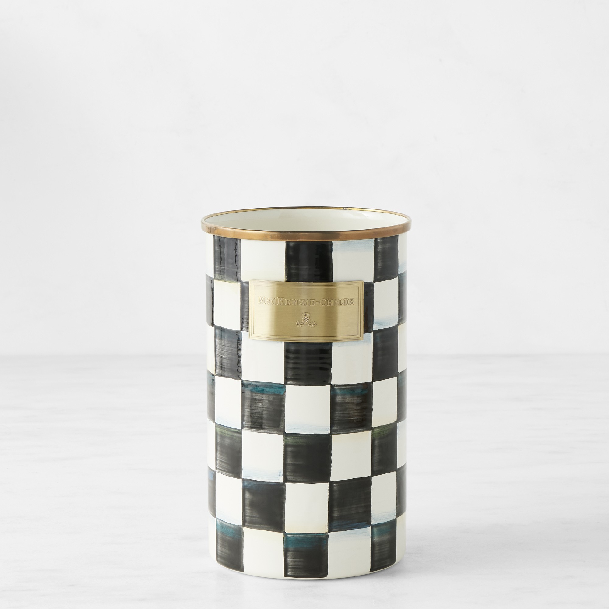 MacKenzie-Childs Courtly Check Utensil Holder