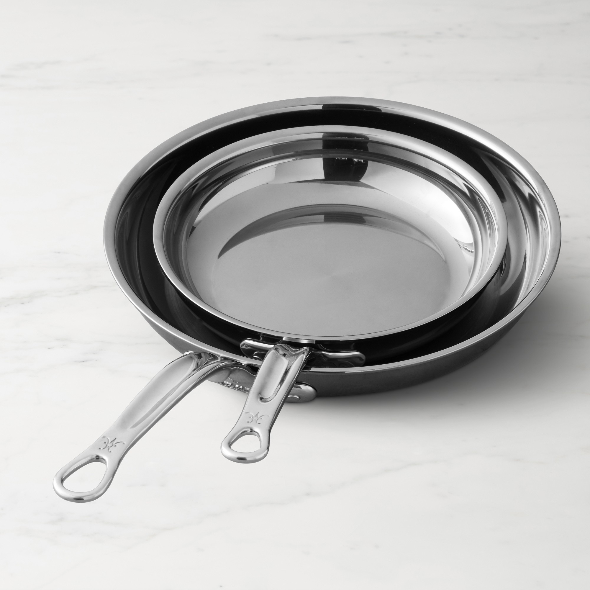 Hestan NanoBond® Titanium Stainless-Steel Skillet Fry Pan, Set of 2