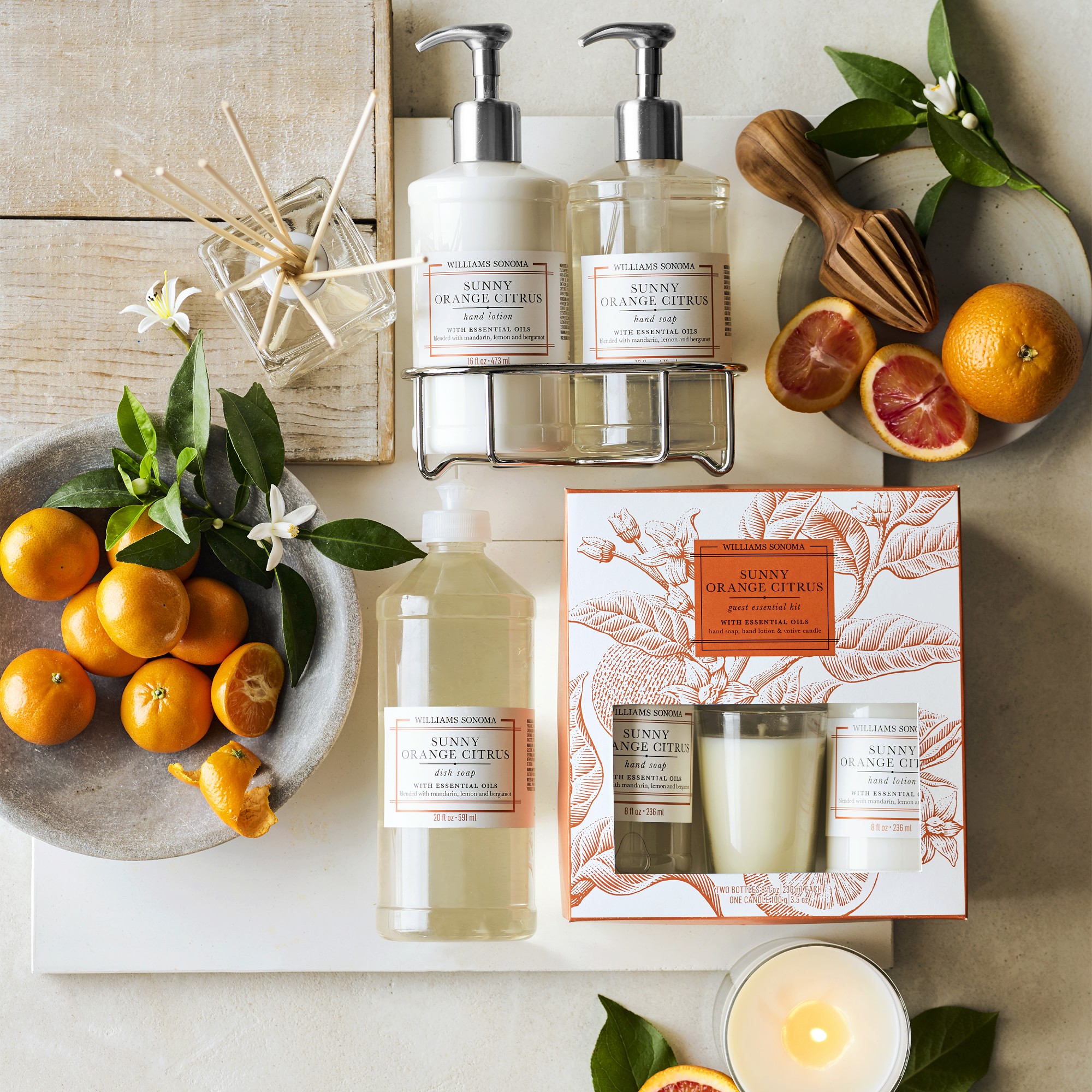 Williams Sonoma Sunny Orange Citrus Candle