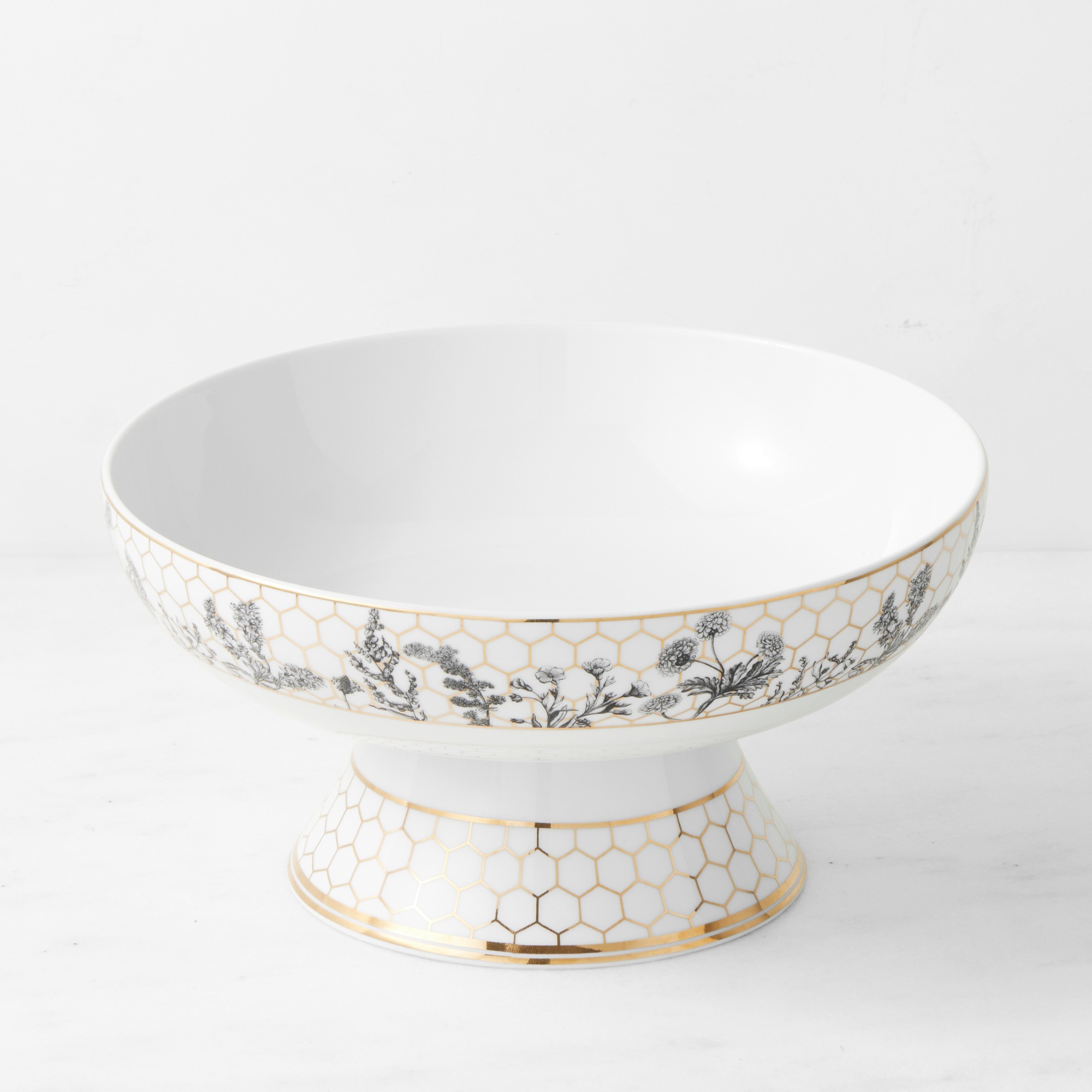 Williams Sonoma Honeycomb Porcelain Fruit Bowl