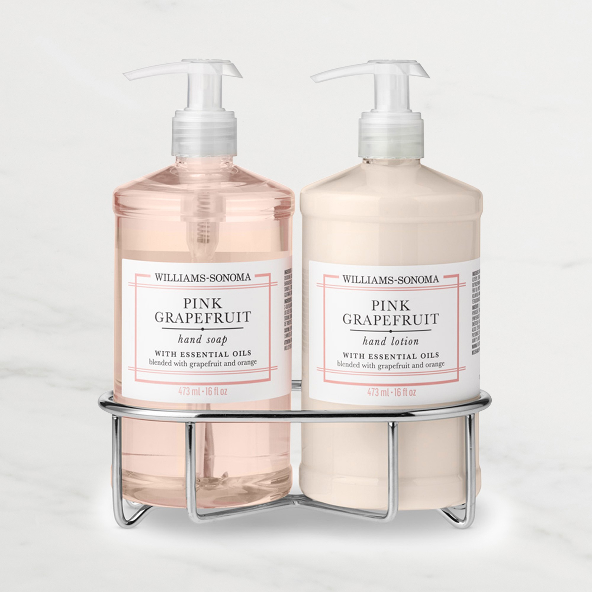 Williams Sonoma Pink Grapefruit Soap & Lotion 3-Piece Set