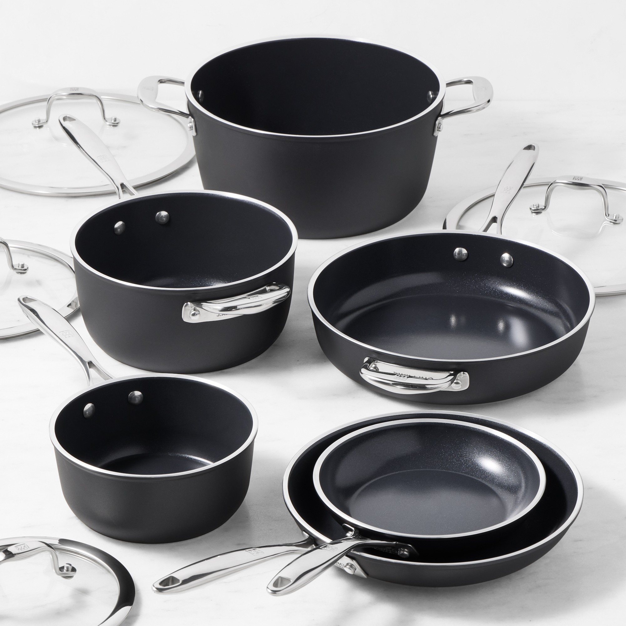Zwilling Forte Plus Ceramic Nonstick 10-Piece Cookware Set
