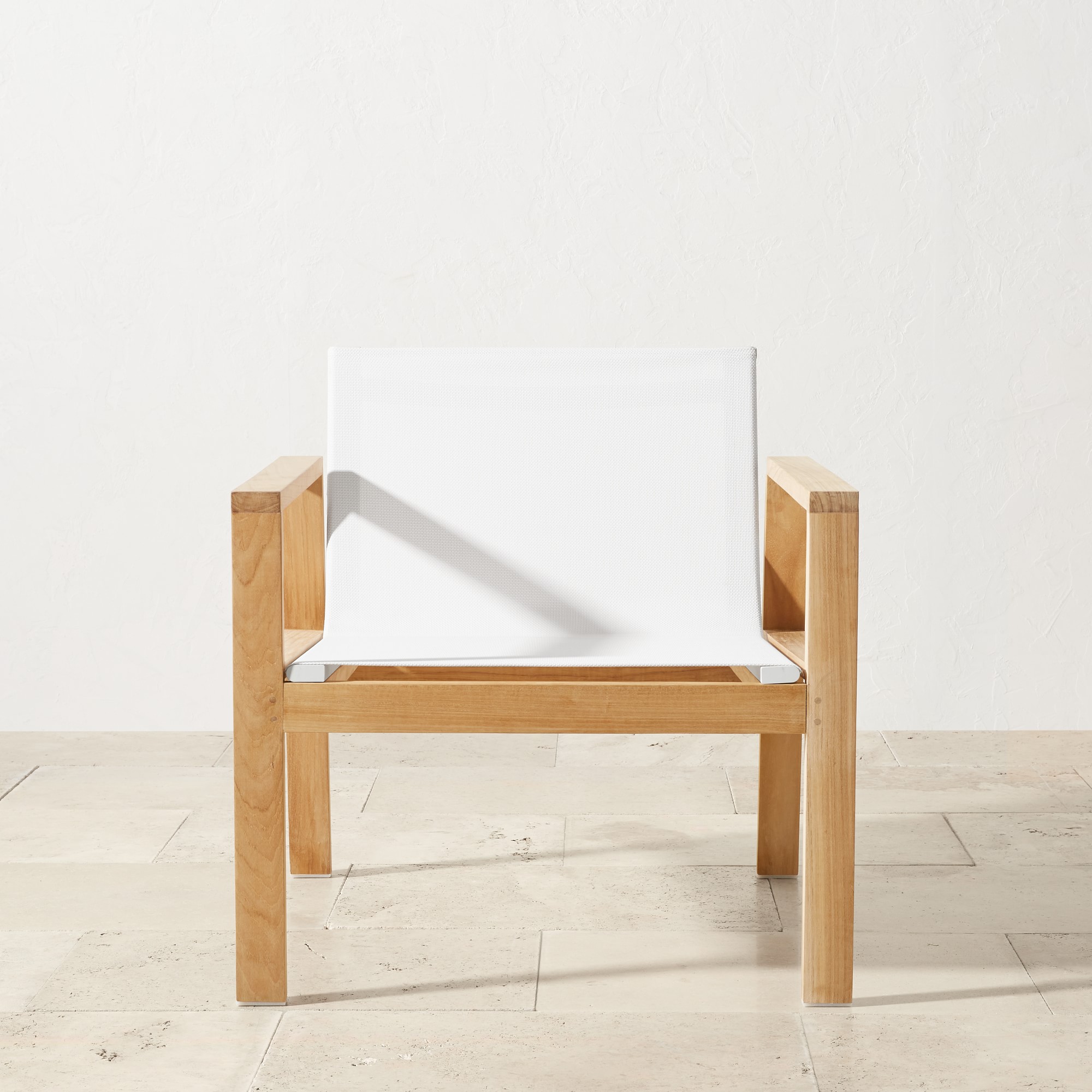 Santa Barbara Outdoor Natural Teak Club Chair