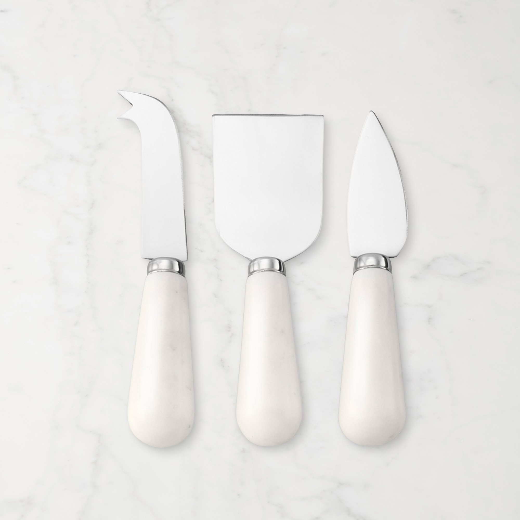 Marble Cheese Knives, Set of 3