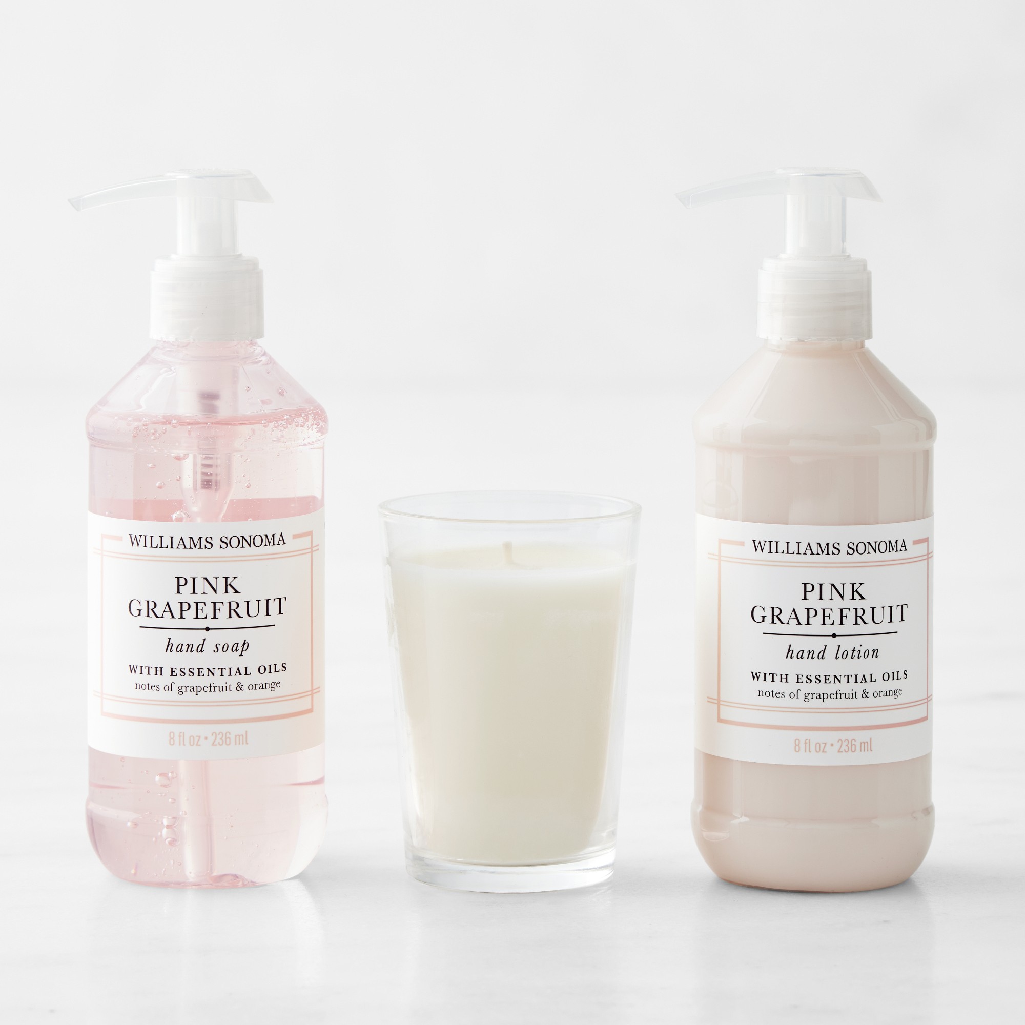 Williams Sonoma Pink Grapefruit Guest Set