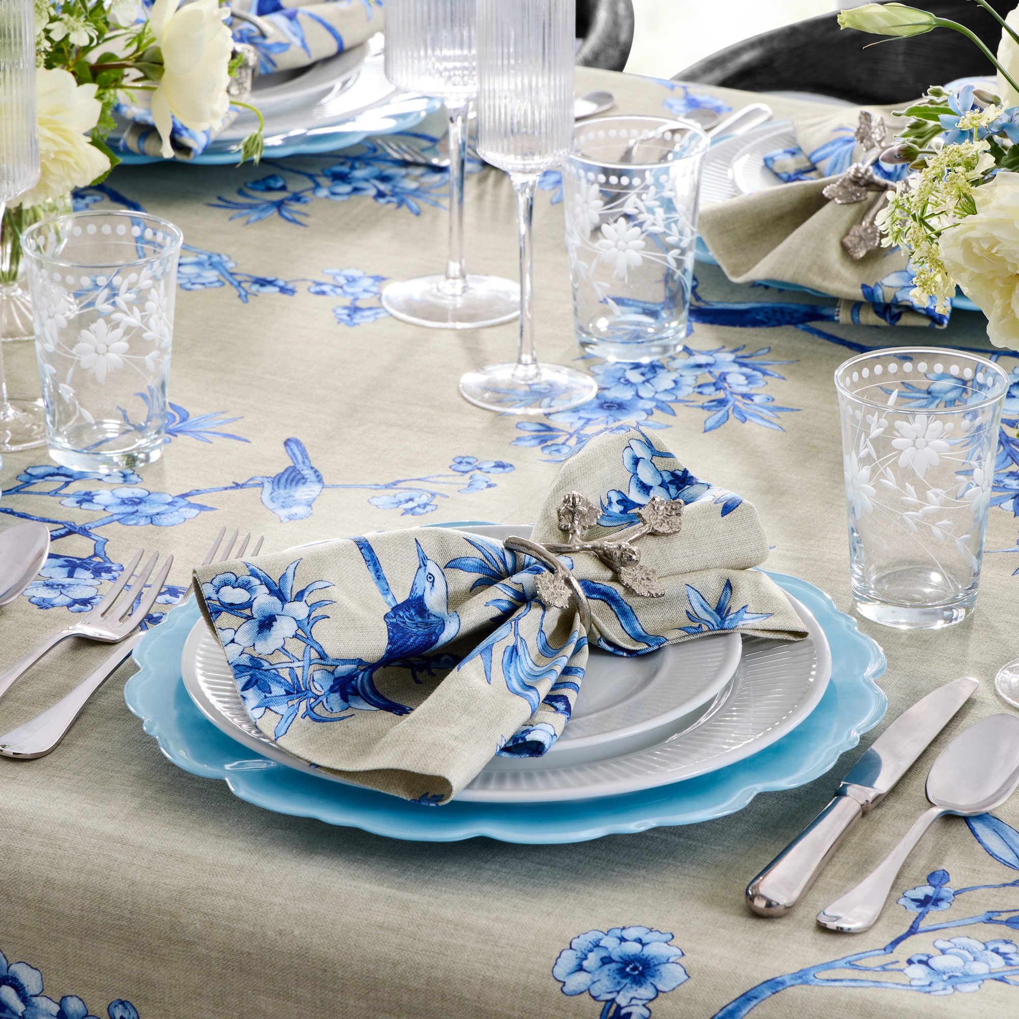 Tea Garden Tablecloth