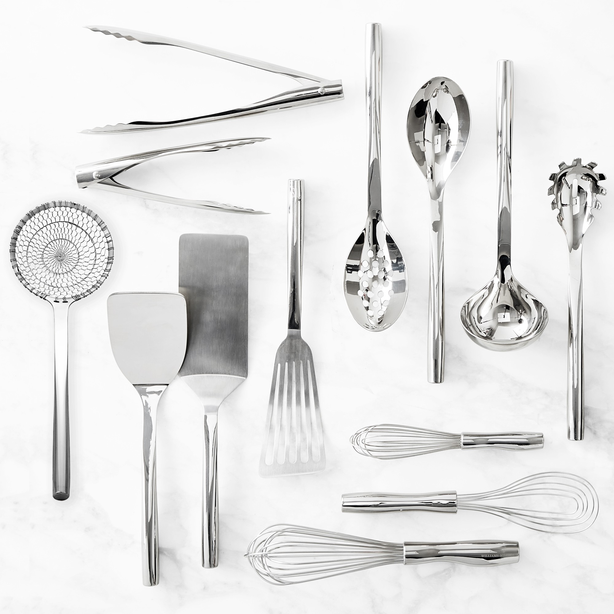 Williams Sonoma Signature Stainless-Steel Utensils, Set of 13