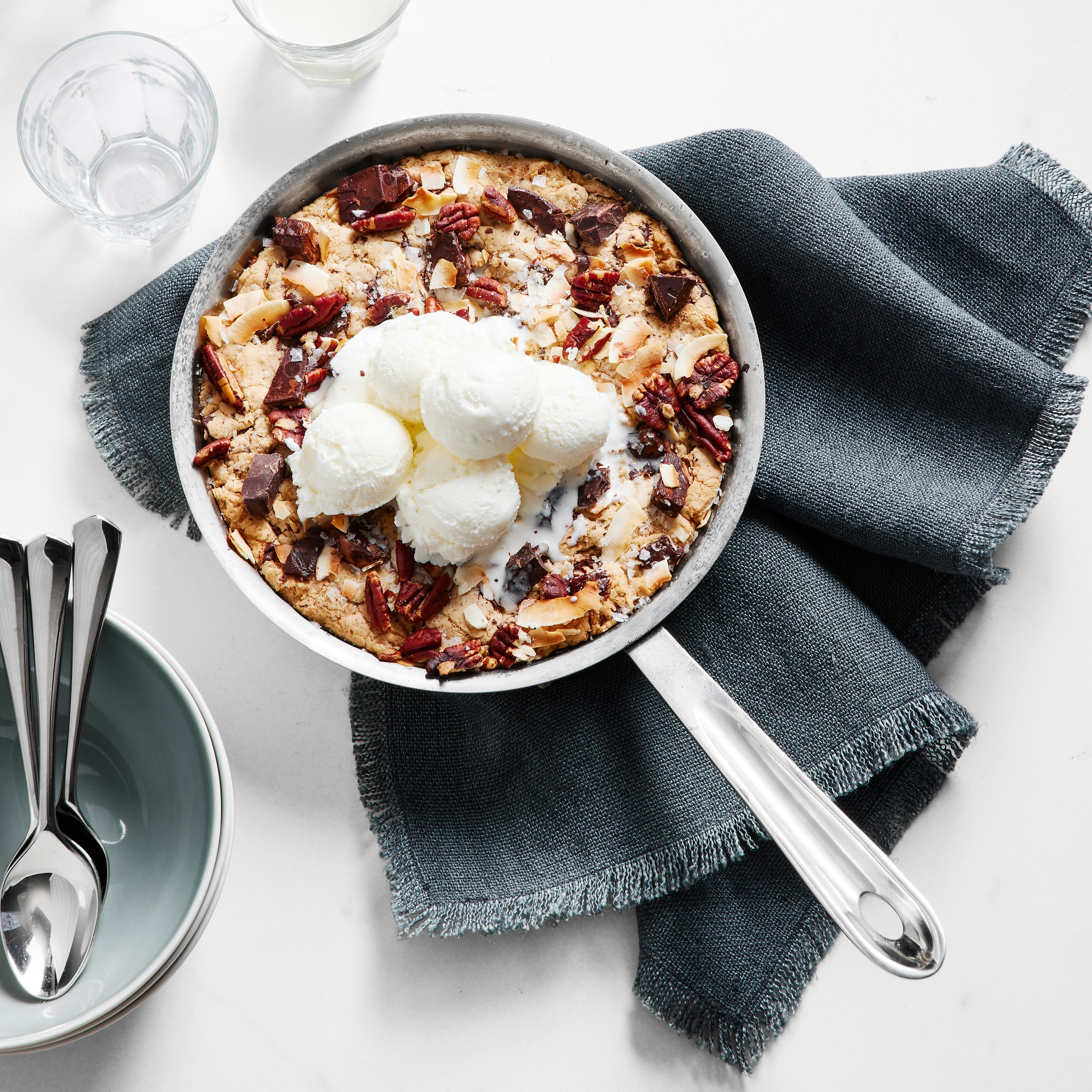 All-Clad D5® Stainless-Steel Fry Pan Set of 3