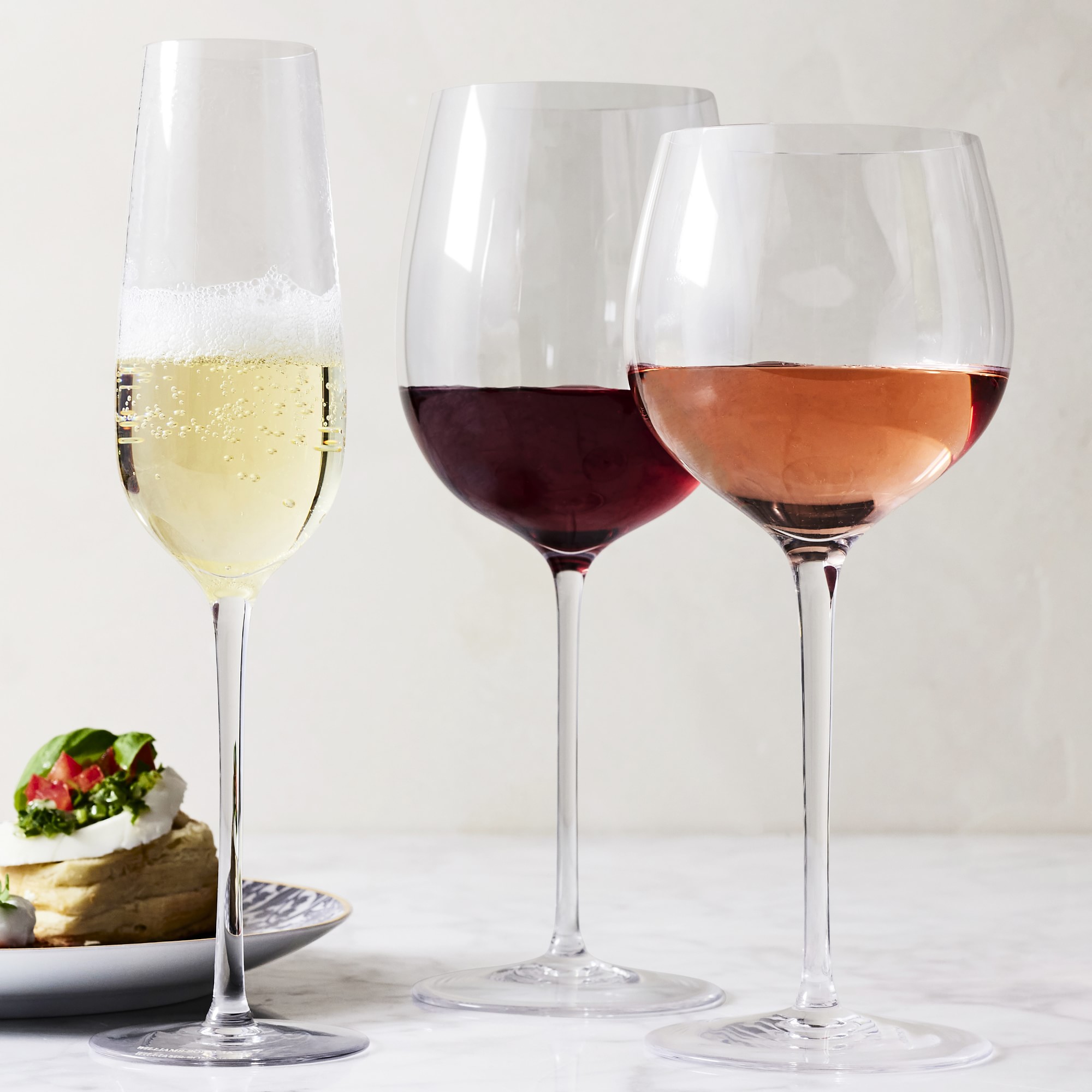 Williams Sonoma Reserve Champagne Flutes