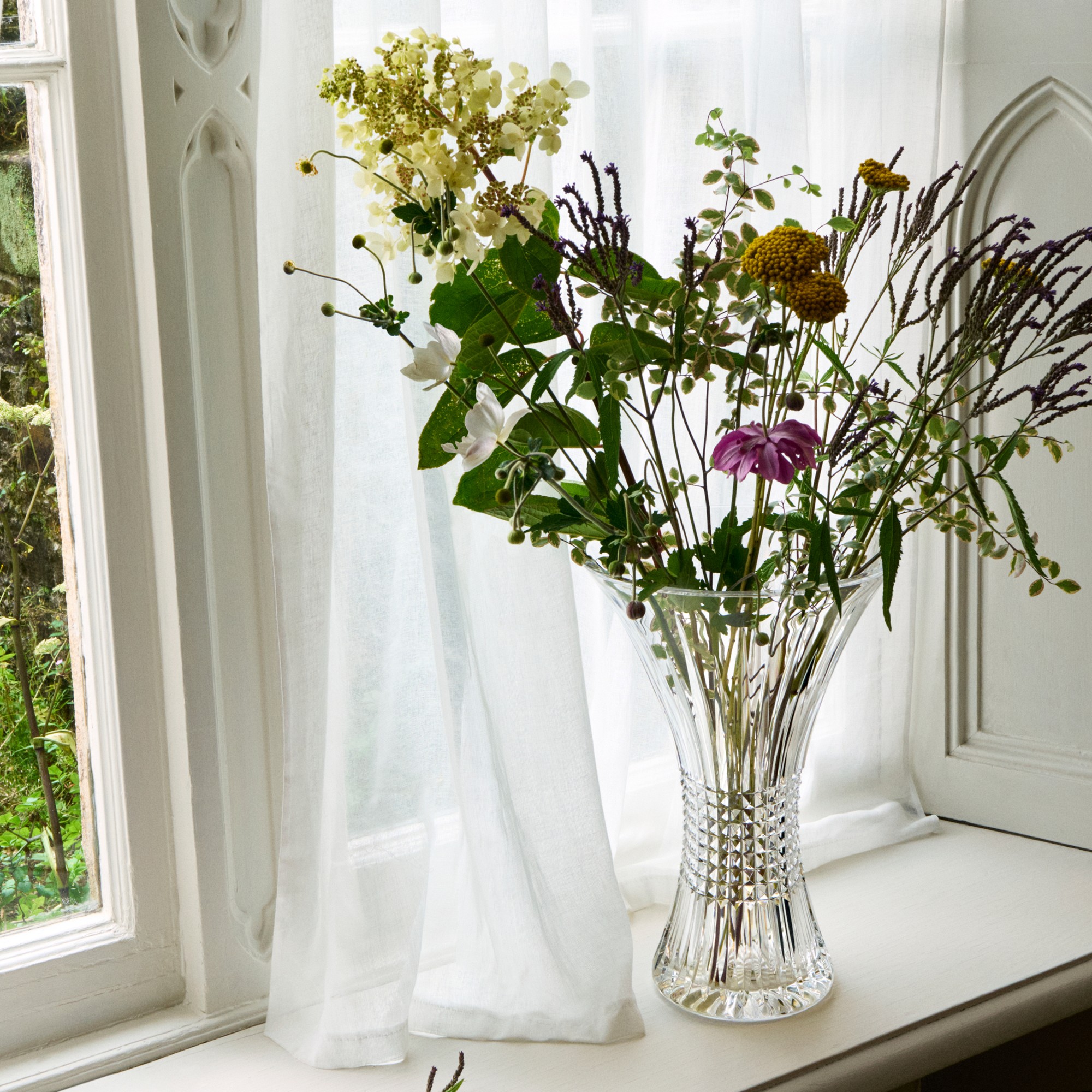Waterford Lismore Diamond Vase, 14