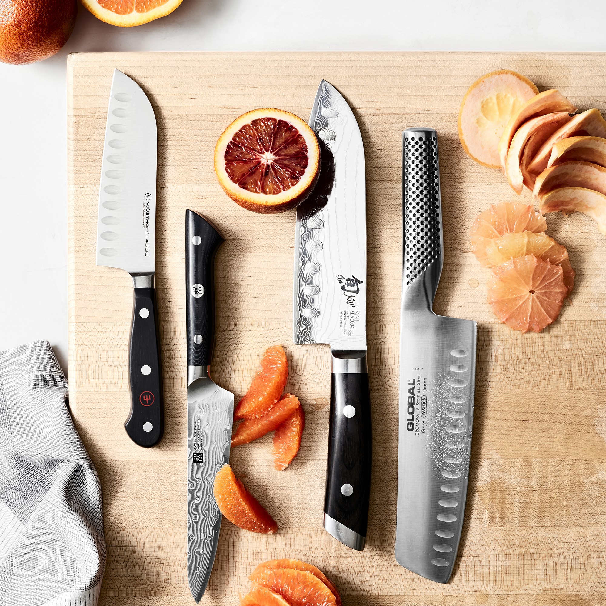 Global Classic Hollow-Ground Vegetable Knife, 7