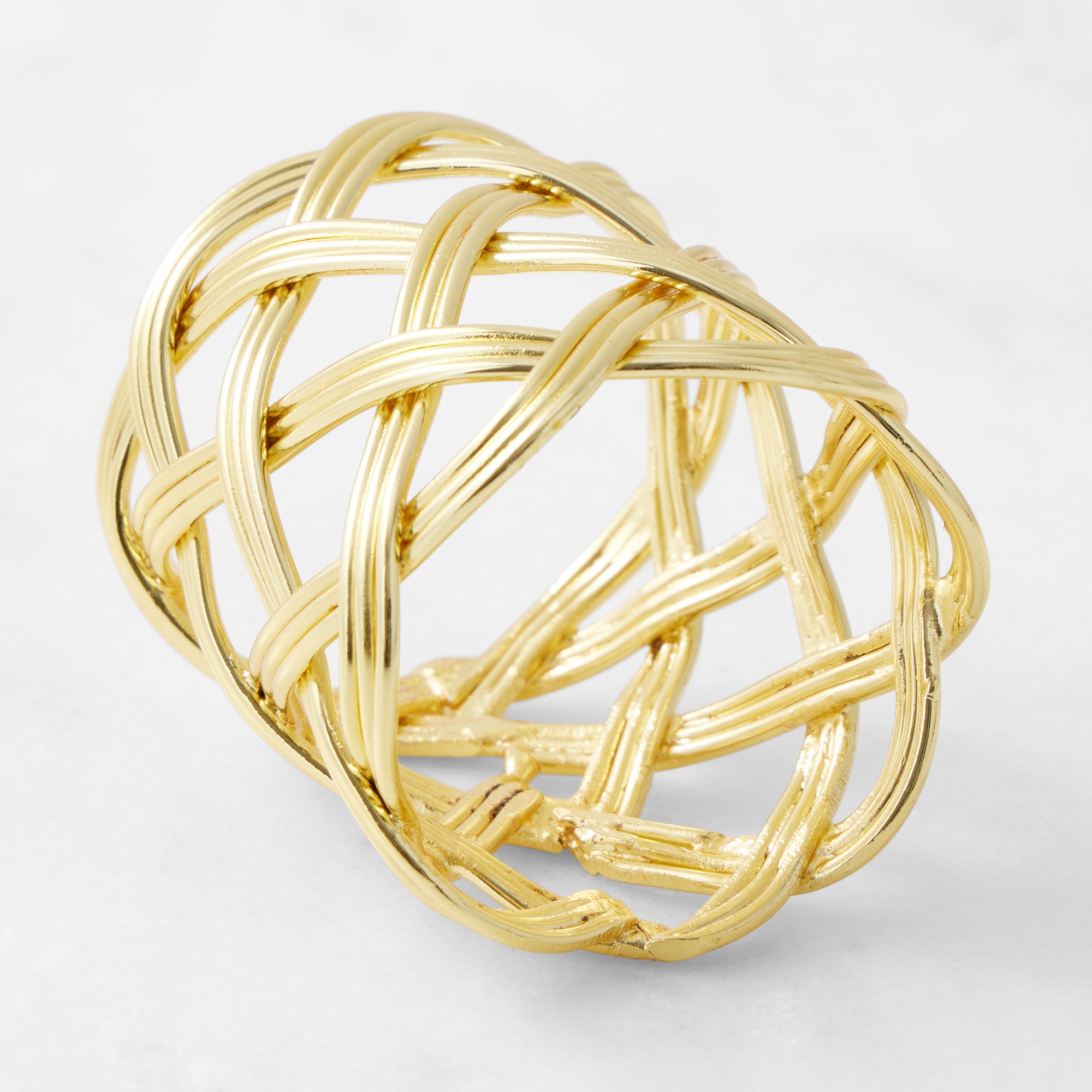 Trellis Napkin Rings, Set of 4
