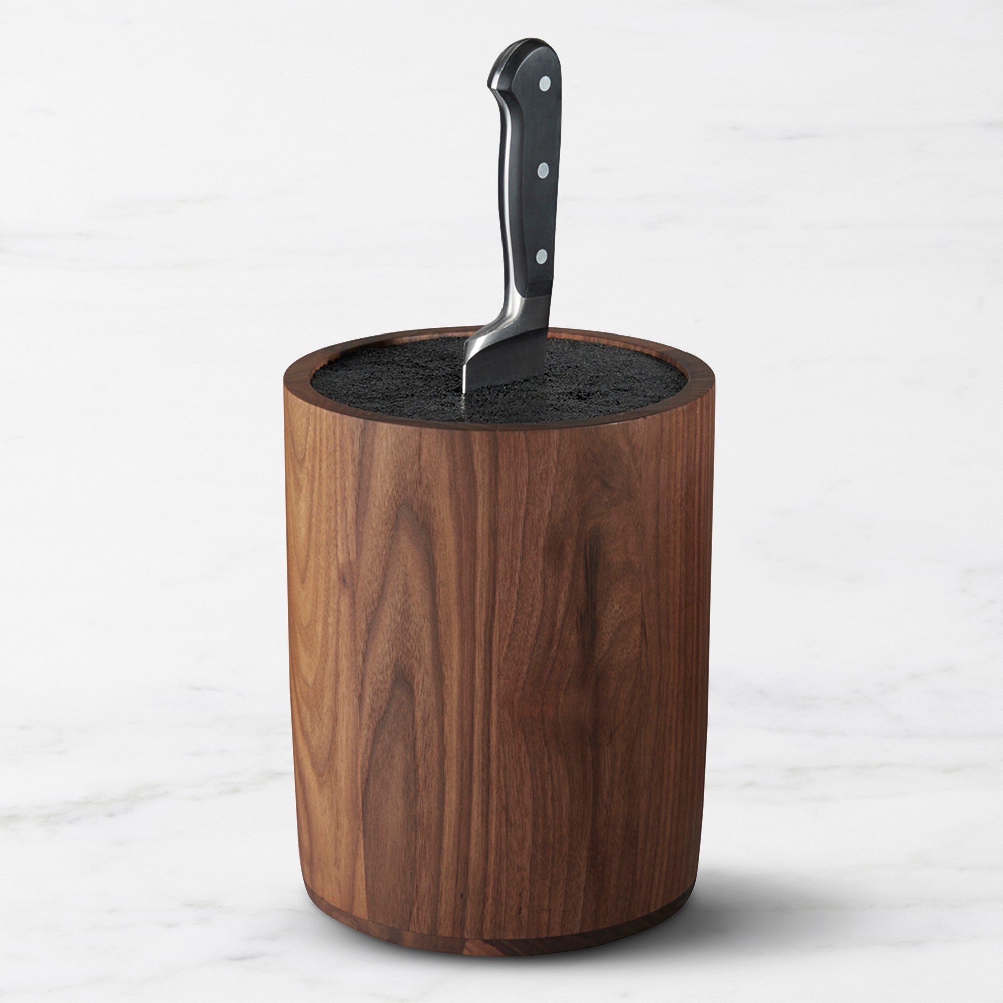 Knife Holder with Kapoosh® Insert, Walnut