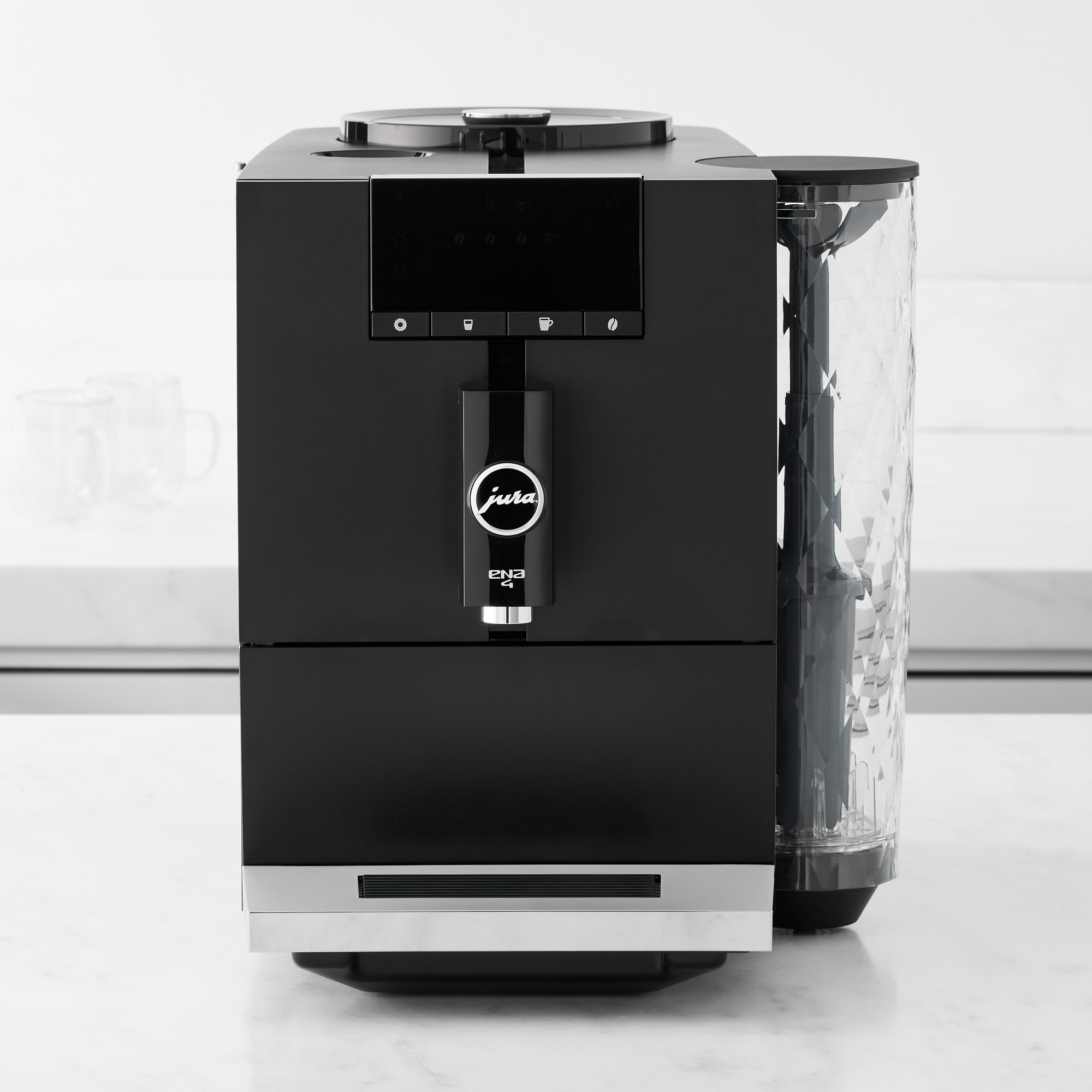 JURA ENA 4 Fully Automatic Espresso Machine in Nordic White