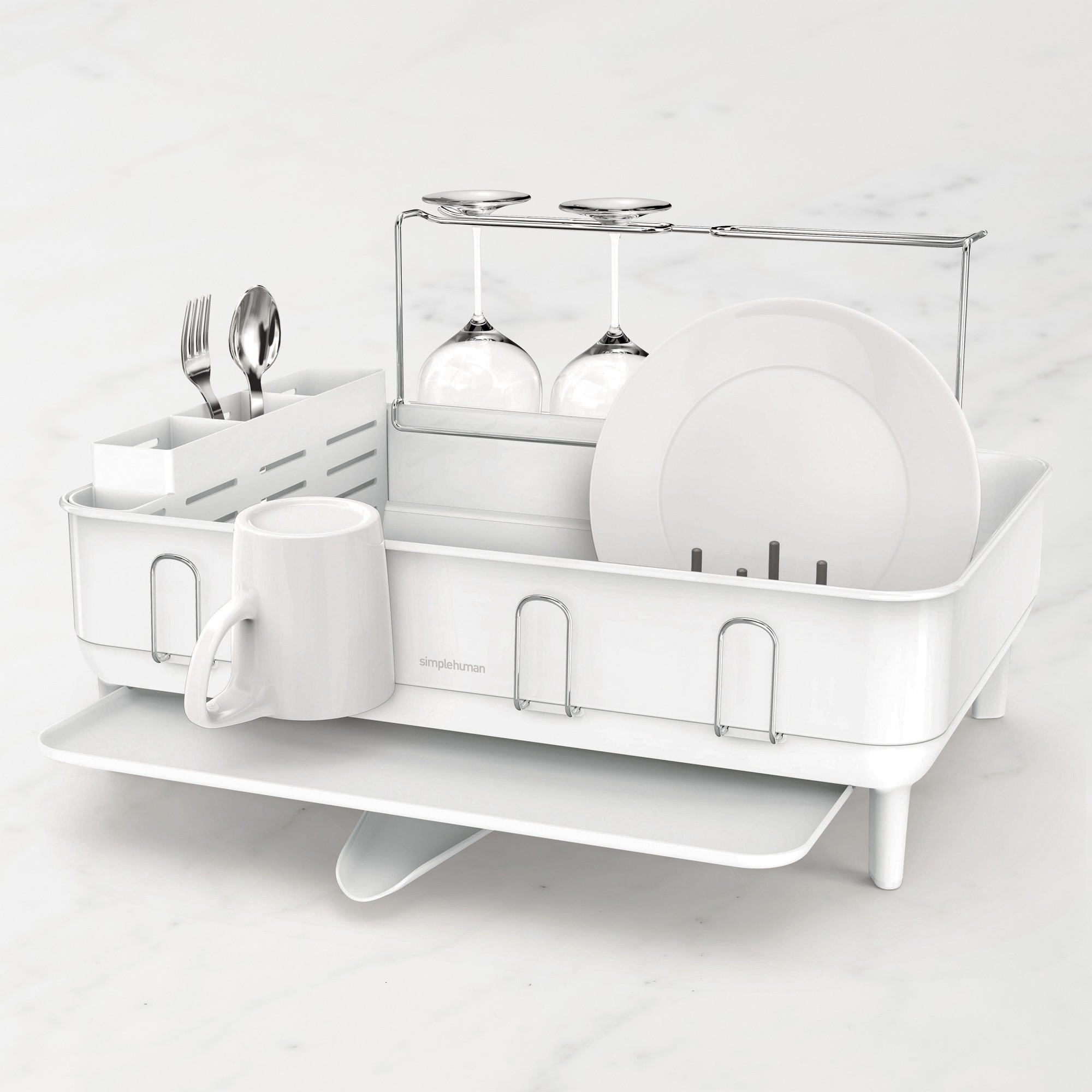 simplehuman™ Steel Frame Kitchen Dishrack