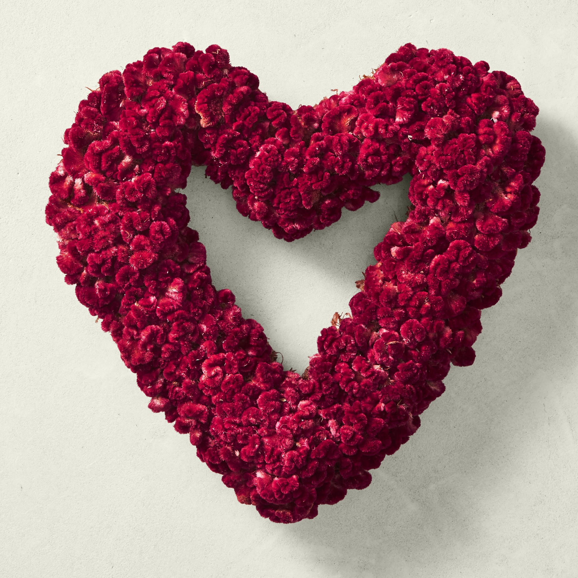Coxcomb Heart Live Wreath, 14