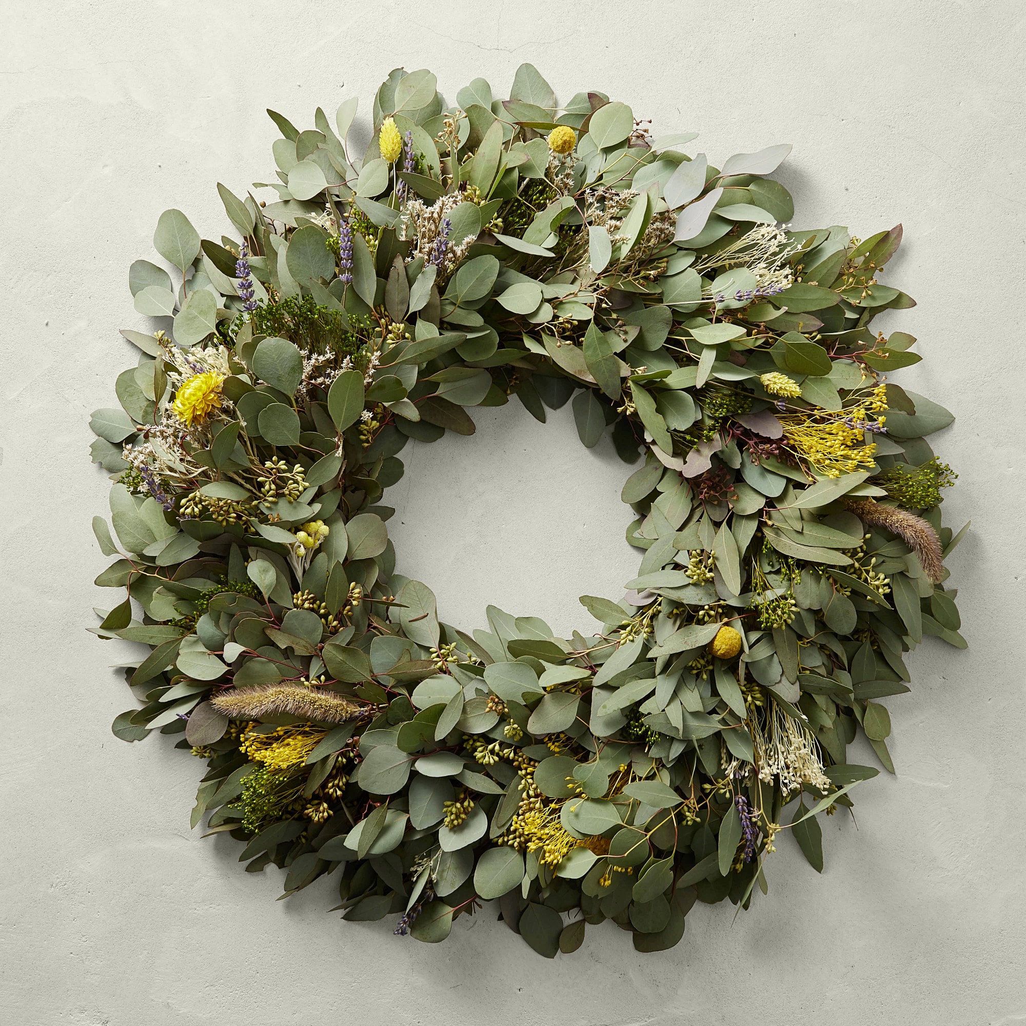 Farmhouse Sunrise Live Wreath, 24