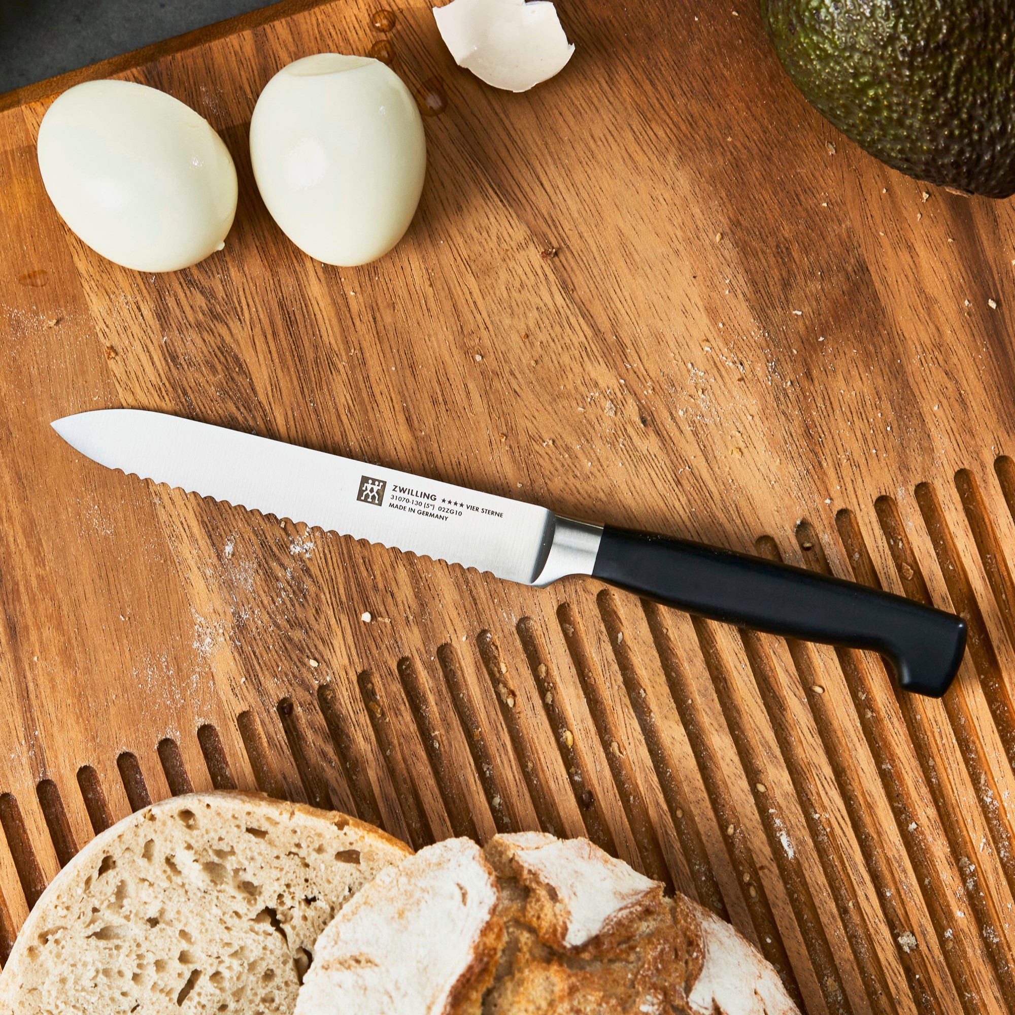 Zwilling Four Star Eco Serrated Utility Knife, 5