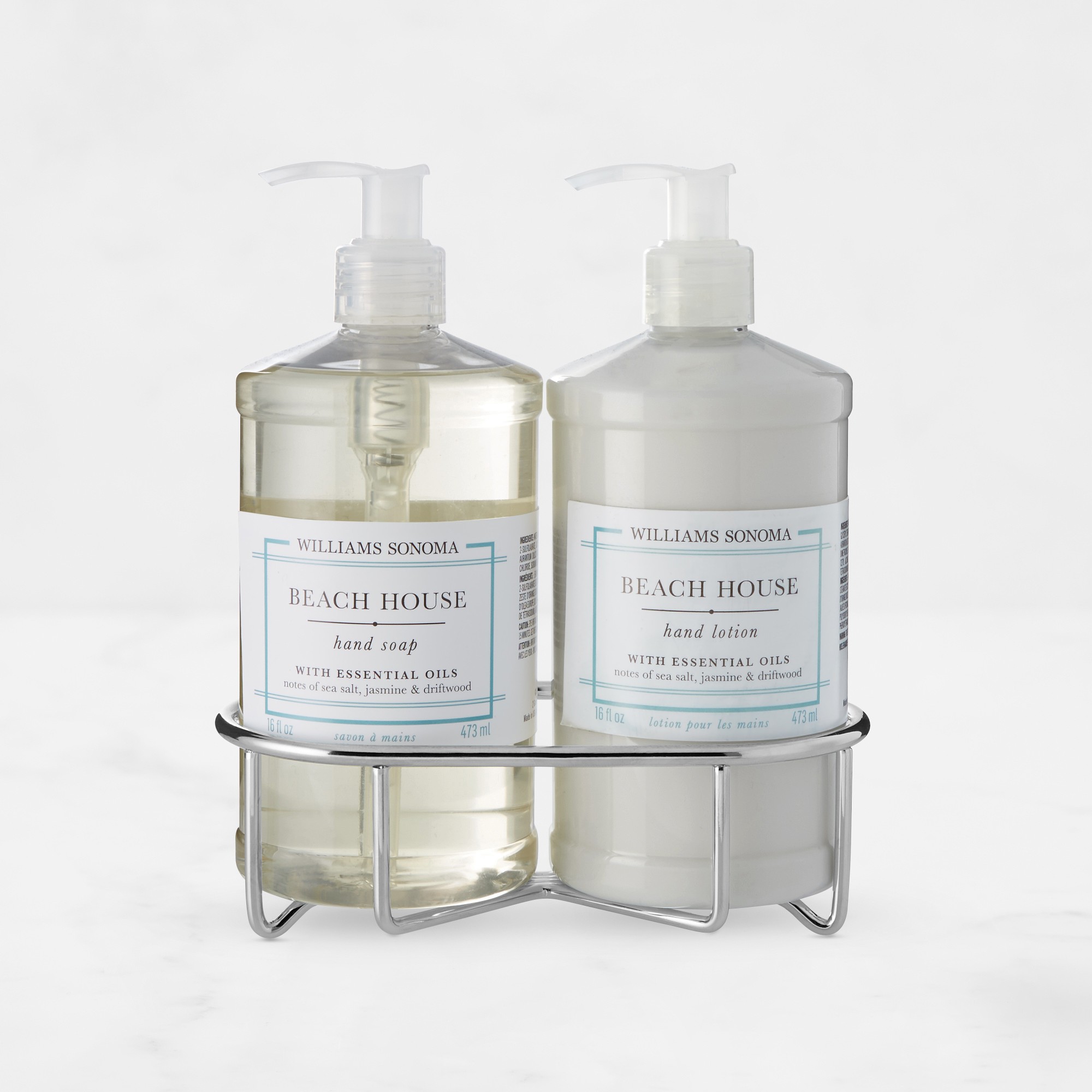 Williams Sonoma Beach House Hand Soap & Lotion 3-Piece Set