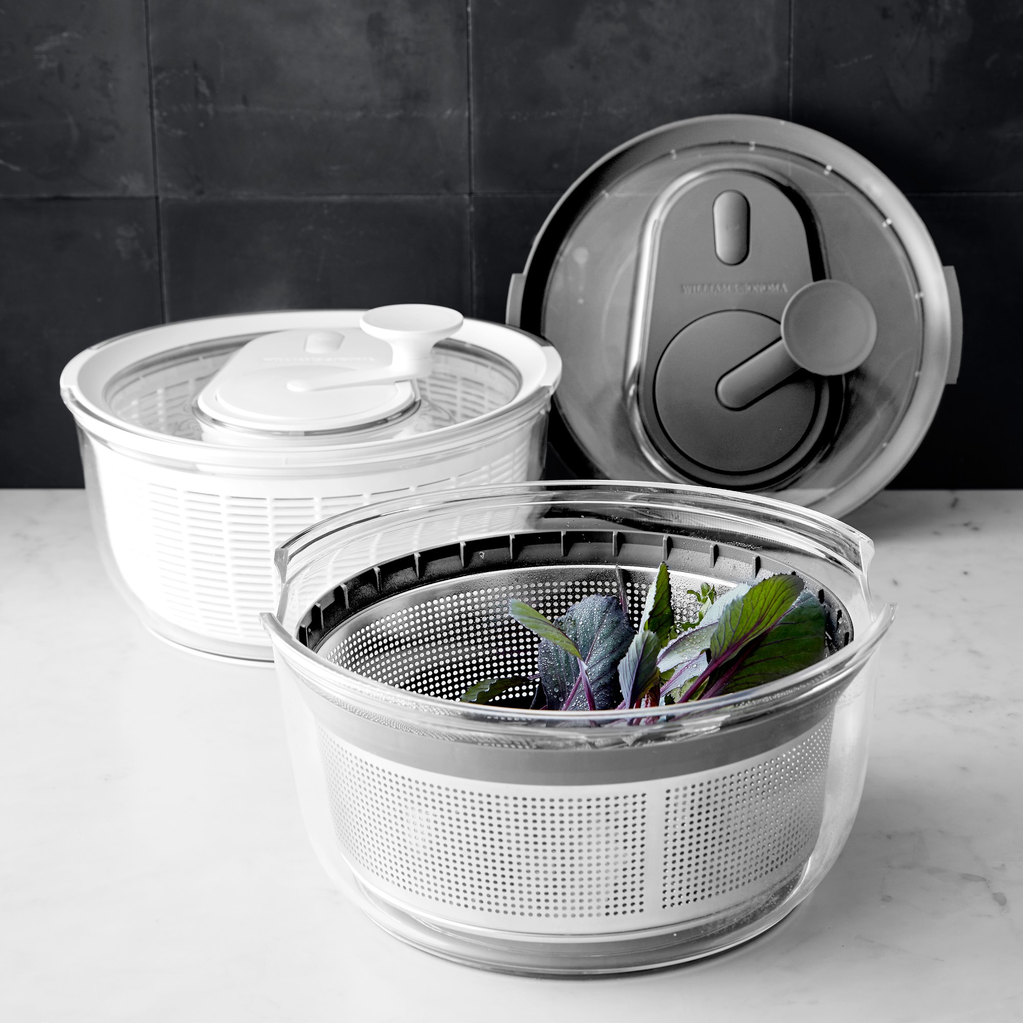 Williams Sonoma Stainless-Steel Salad Spinner