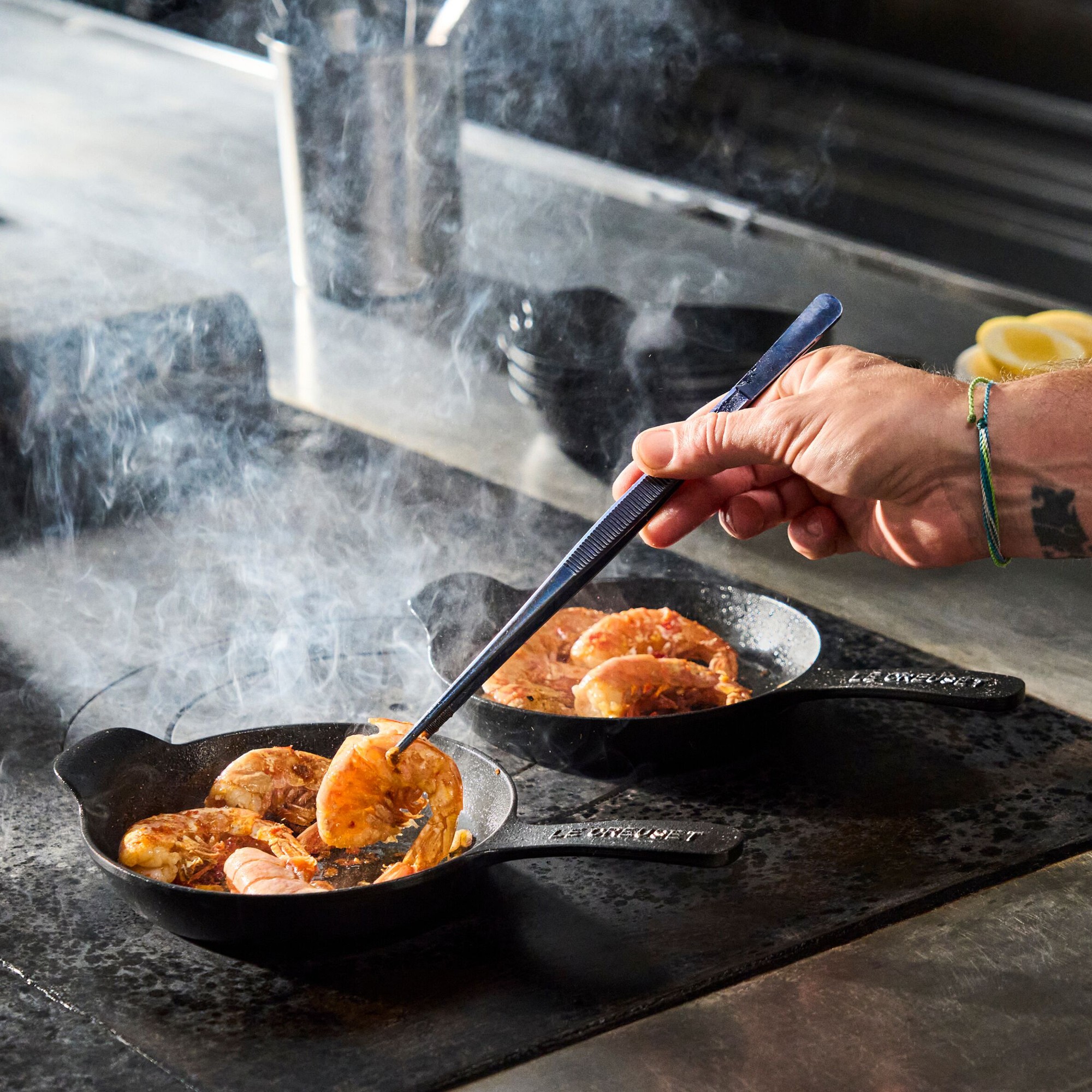 Le Creuset Gourmand Enameled Cast Iron 4-Piece Skillet Set