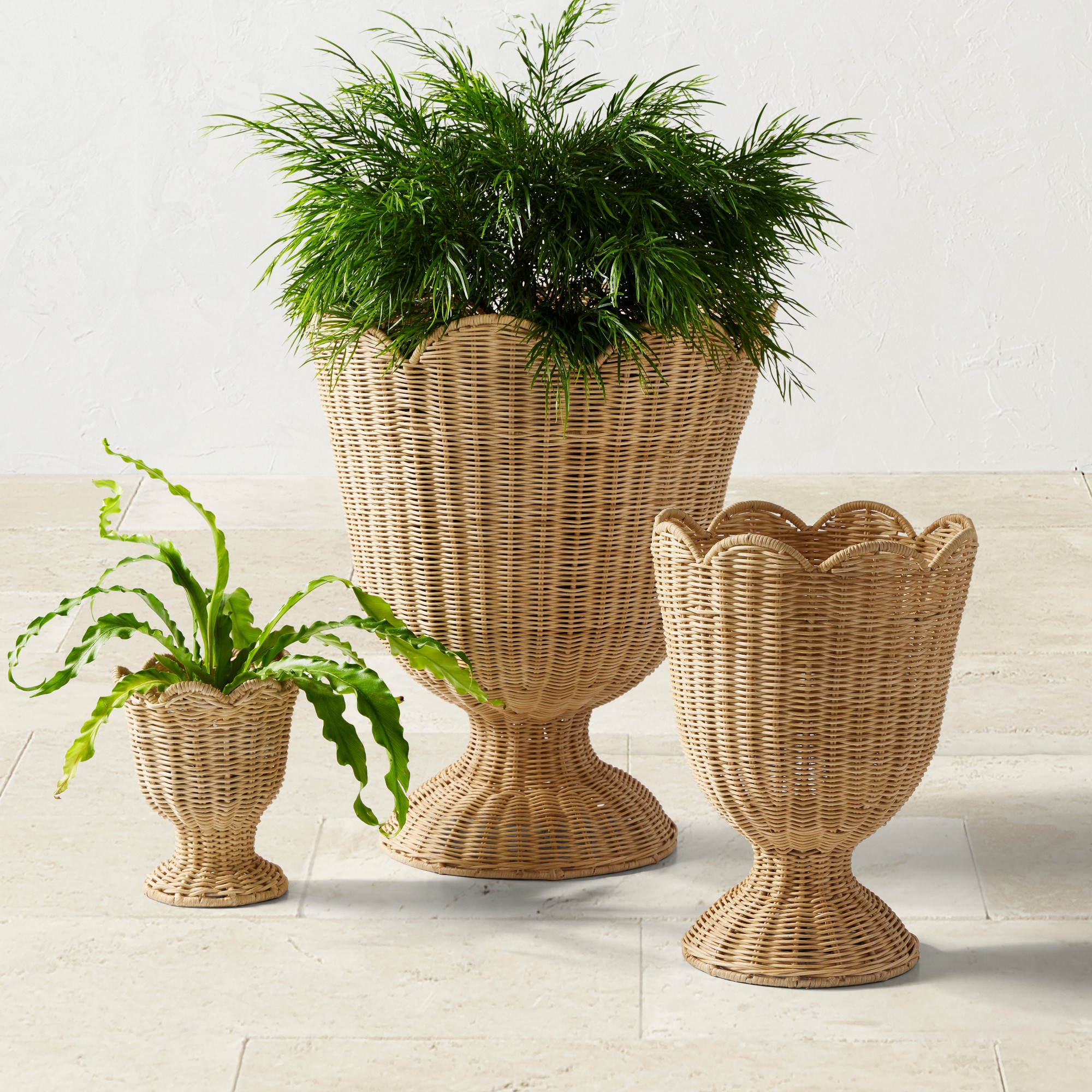 Woven Urn Planter Collection