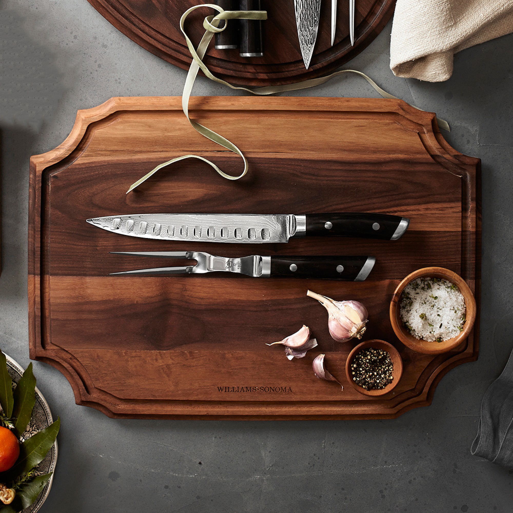 Shun Kaji Carving Knife & Meat Fork Set