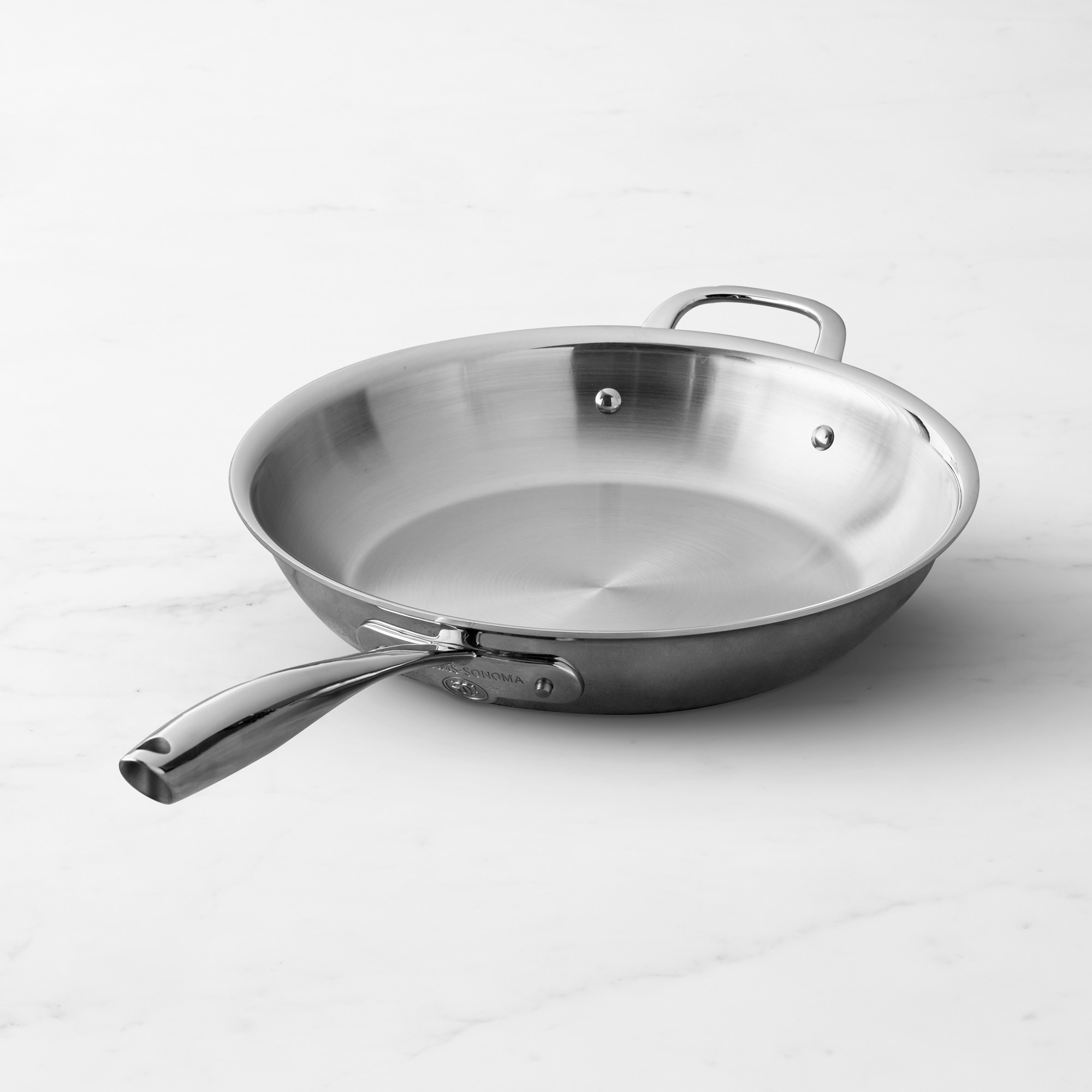 Williams Sonoma Signature Thermo-Clad™ Stainless-Steel Fry Pan
