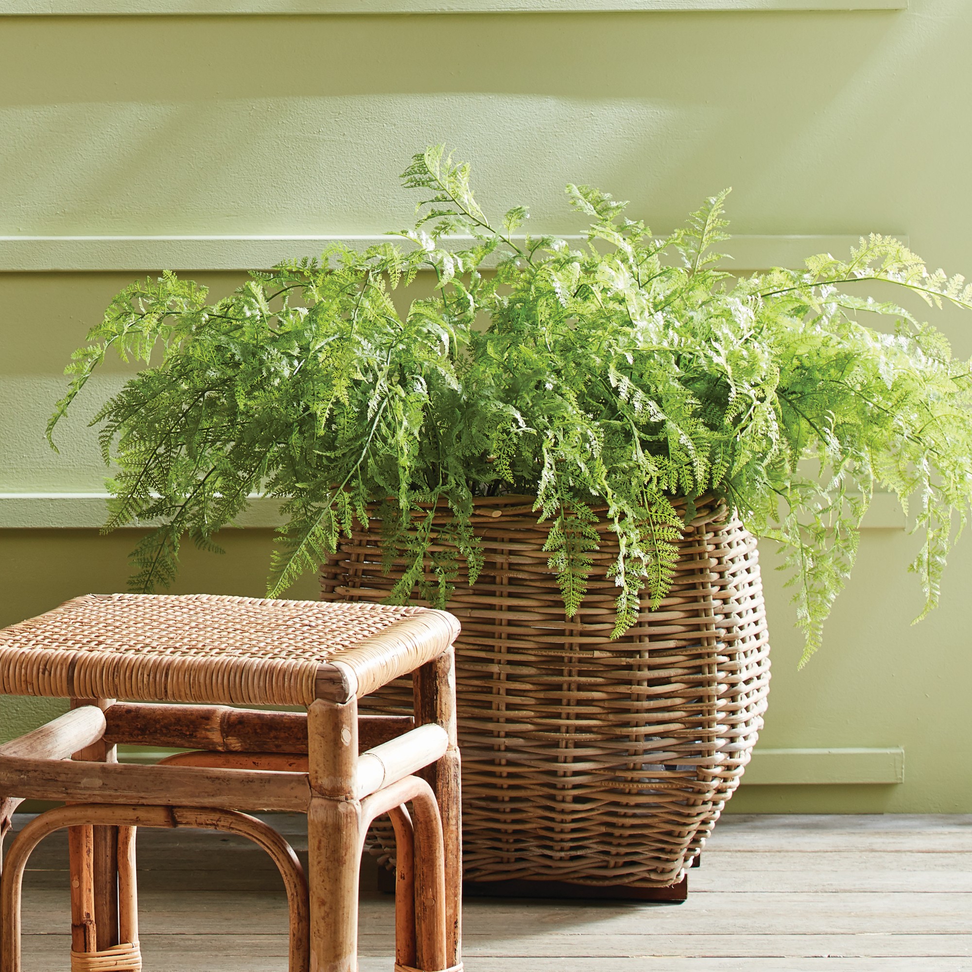 Sylvie Square Taper Basket Planter