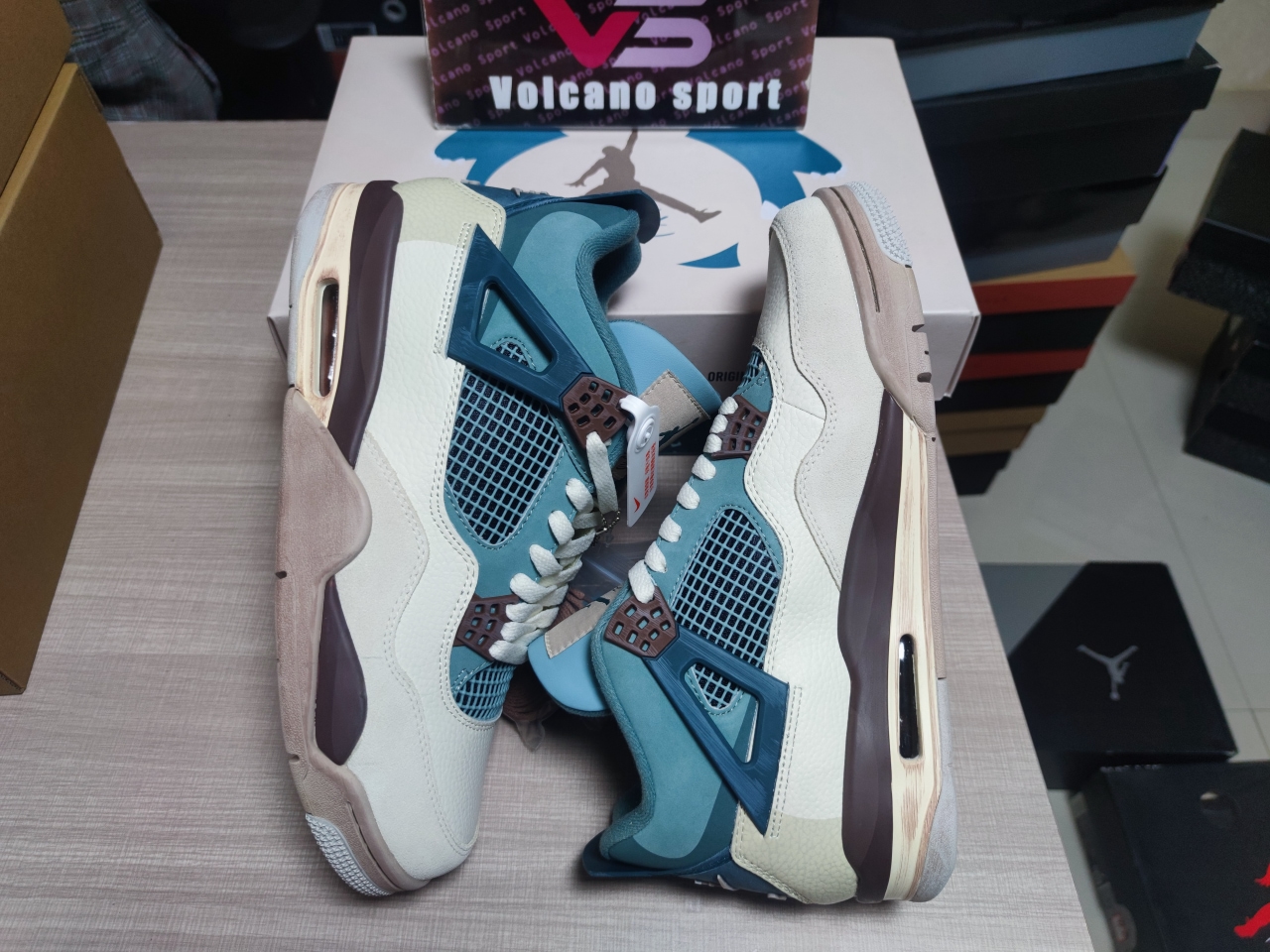 Jordan 4 Snorlax Custom