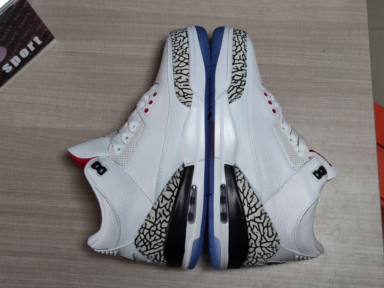 Jordan 3 Retro Free Throw Line White Cement 923096 101