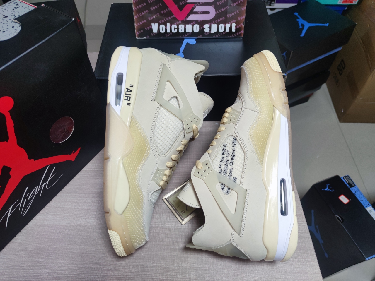 Jordan 4 Retro Off-White Sail CV9388-100