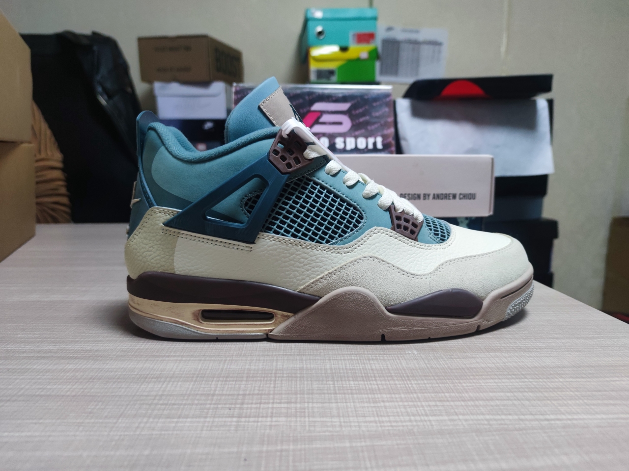 Jordan 4 Snorlax Custom
