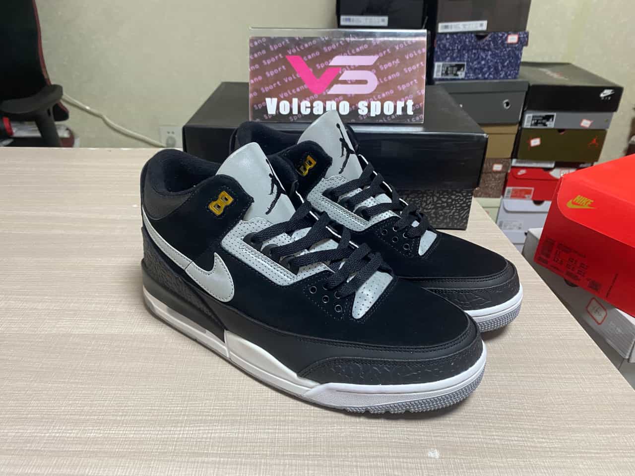 Jordan 3 Retro Tinker Black Cement Gold CK4348-007