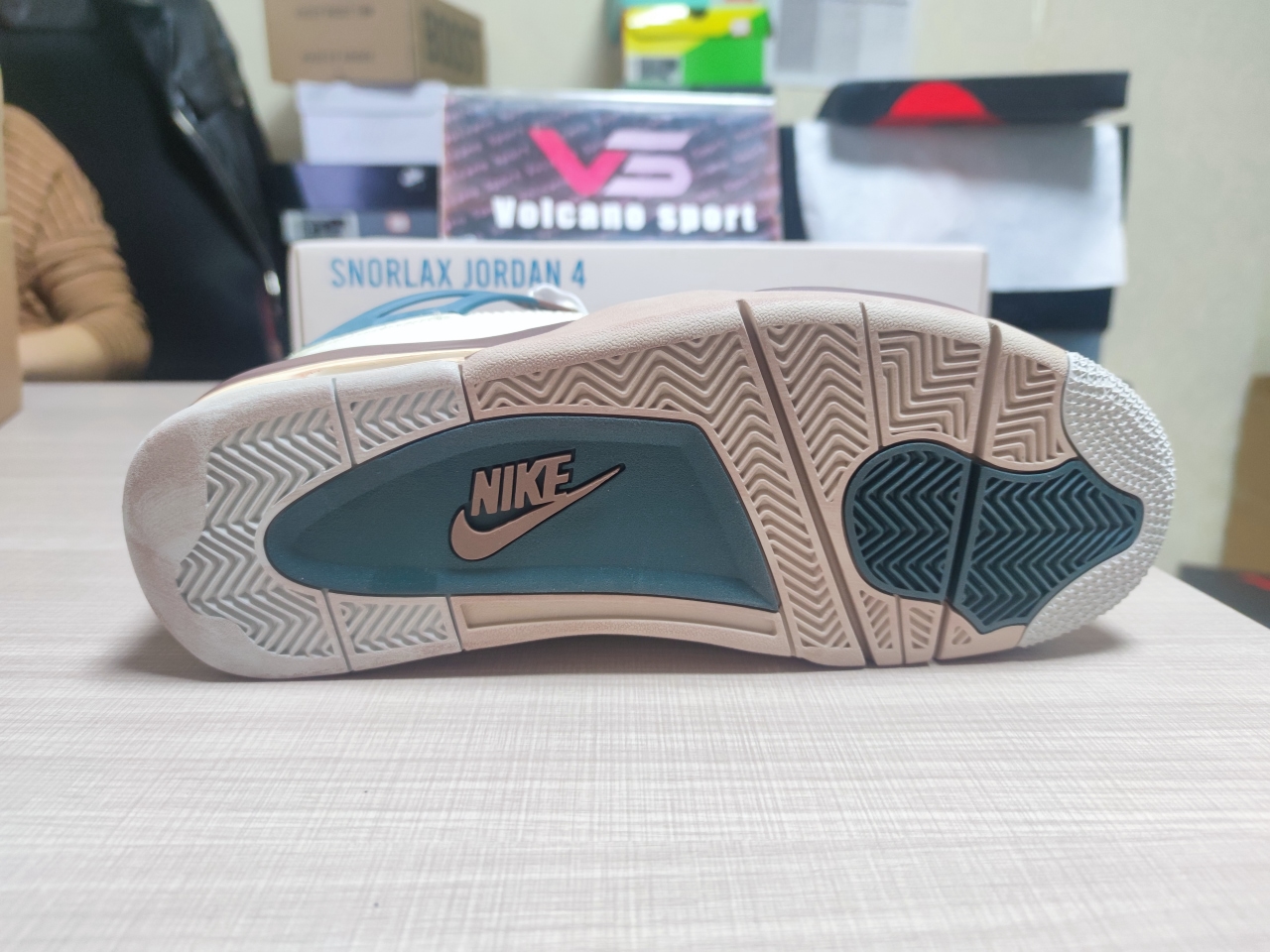 Jordan 4 Snorlax Custom