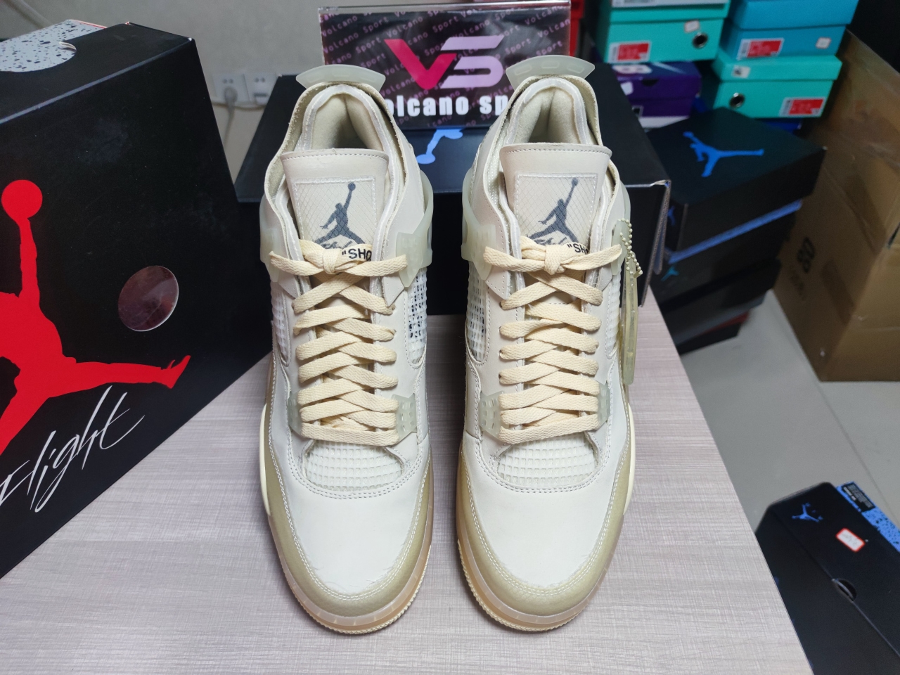 Jordan 4 Retro Off-White Sail CV9388-100