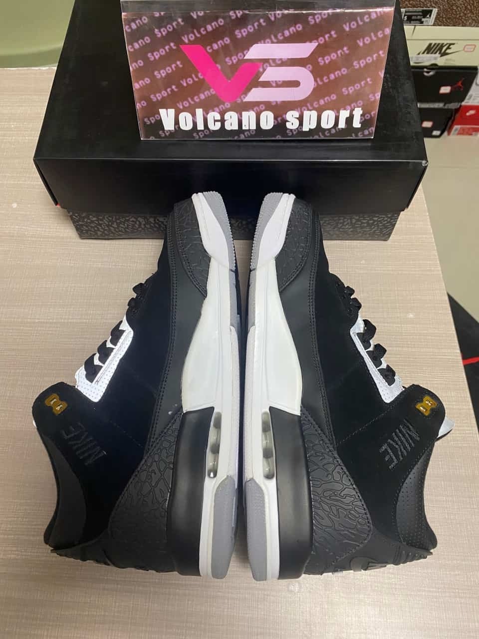 Jordan 3 Retro Tinker Black Cement Gold CK4348-007