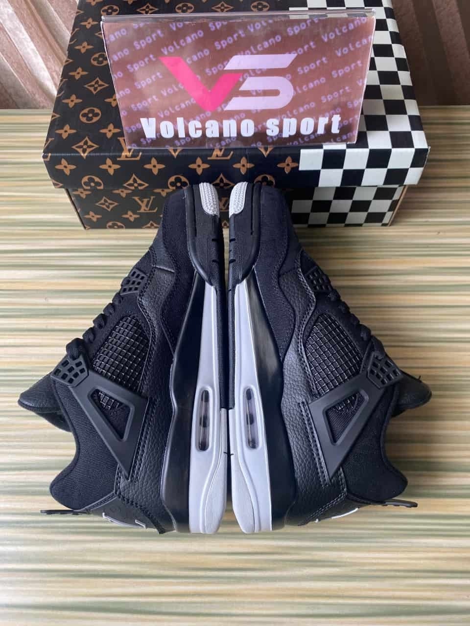 LV X Air Jordan 4 Black LV6927-001