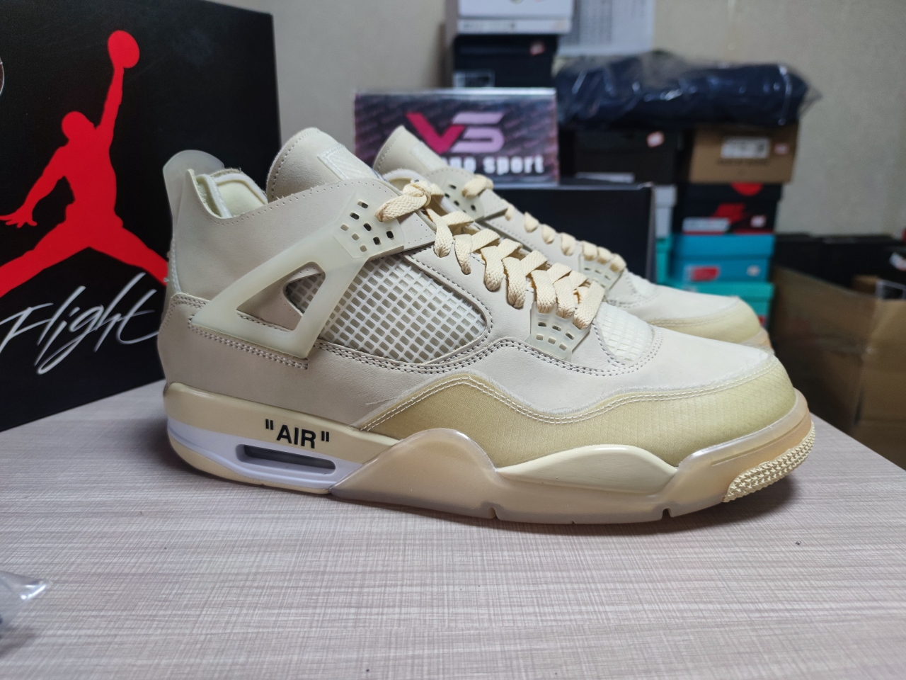 Jordan 4 Retro Off-White Sail CV9388-100