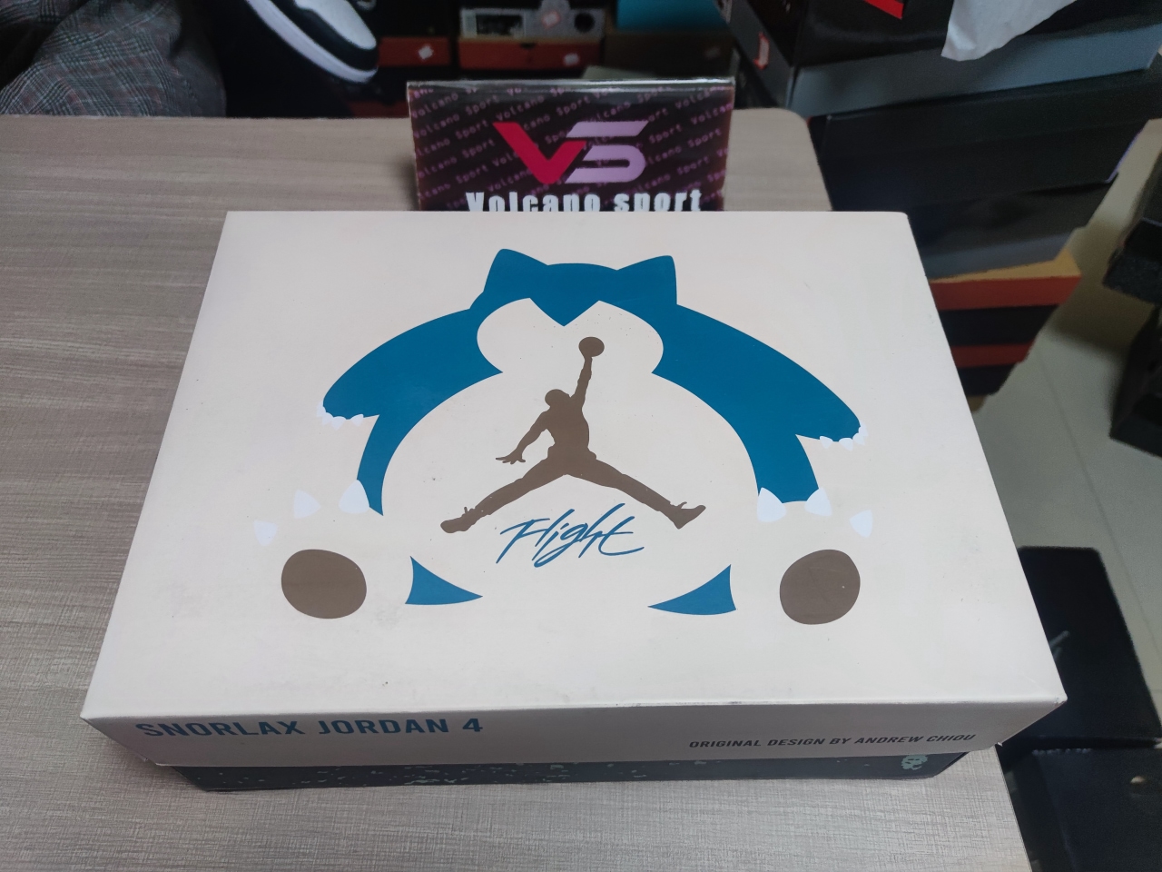 Jordan 4 Snorlax Custom