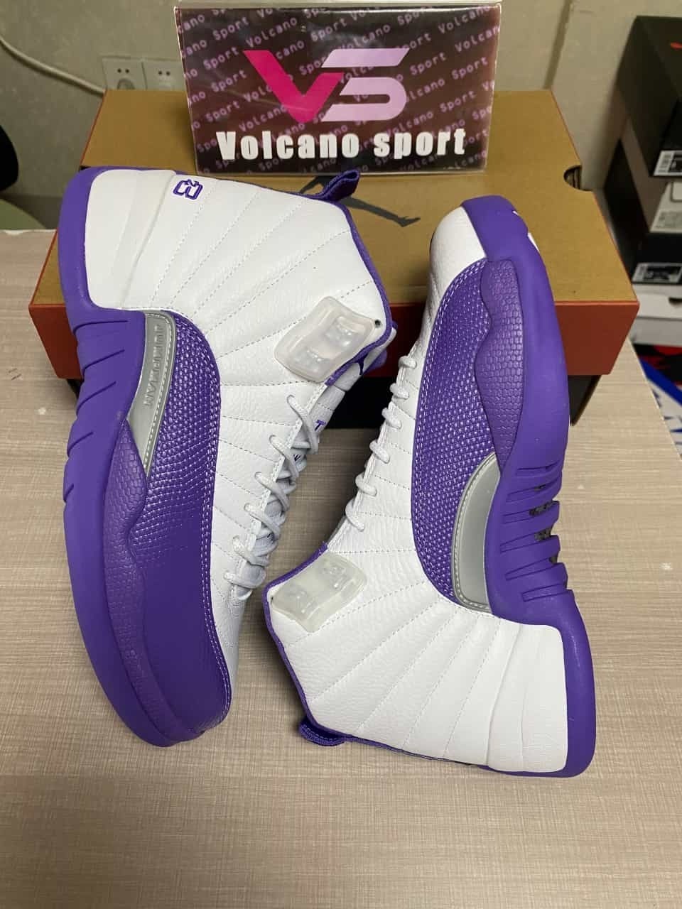 Air Jordan 12 white purple CT8013-150