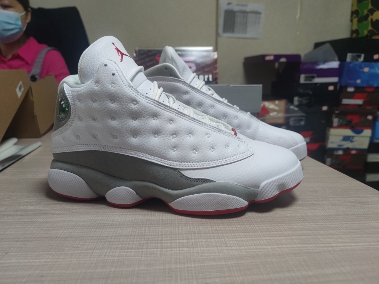Jordan 13 Retro White grey 414571 160