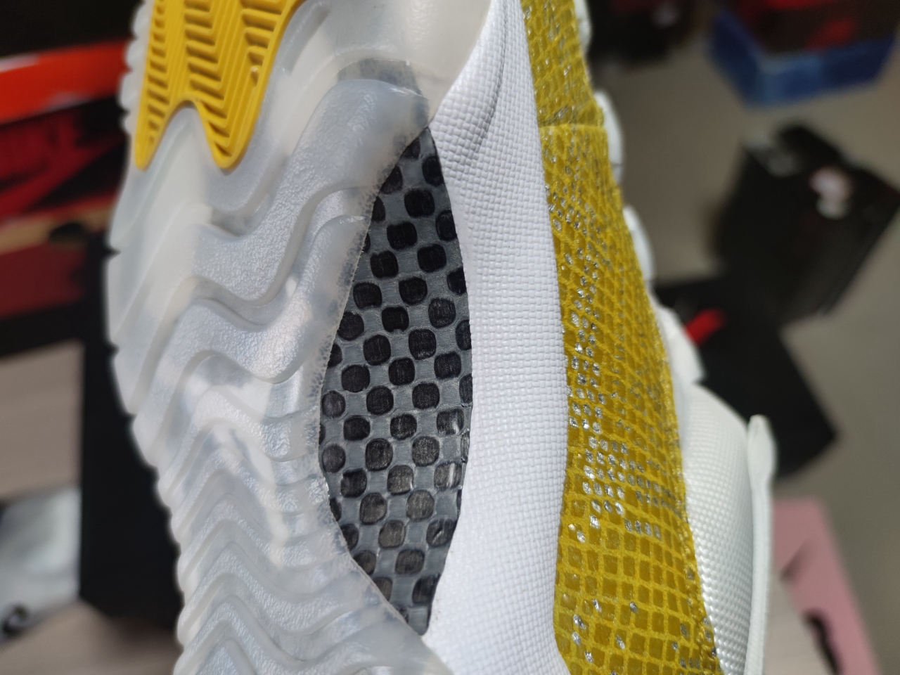 Jordan 11 Retro Low Tour Yellow Snakeskin AH7860 107