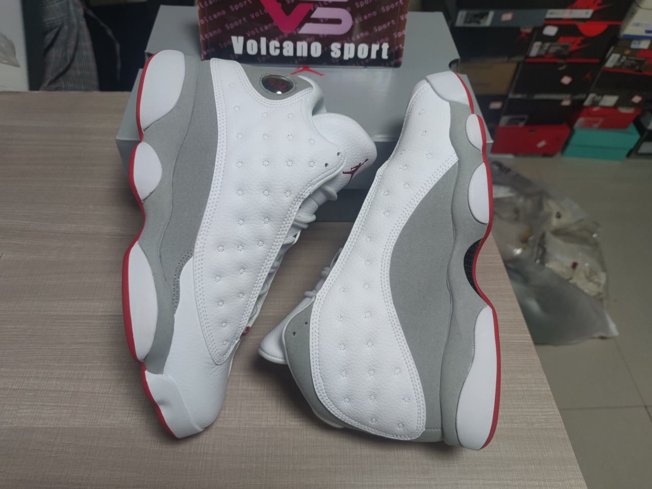 Jordan 13 Retro White grey 414571 160