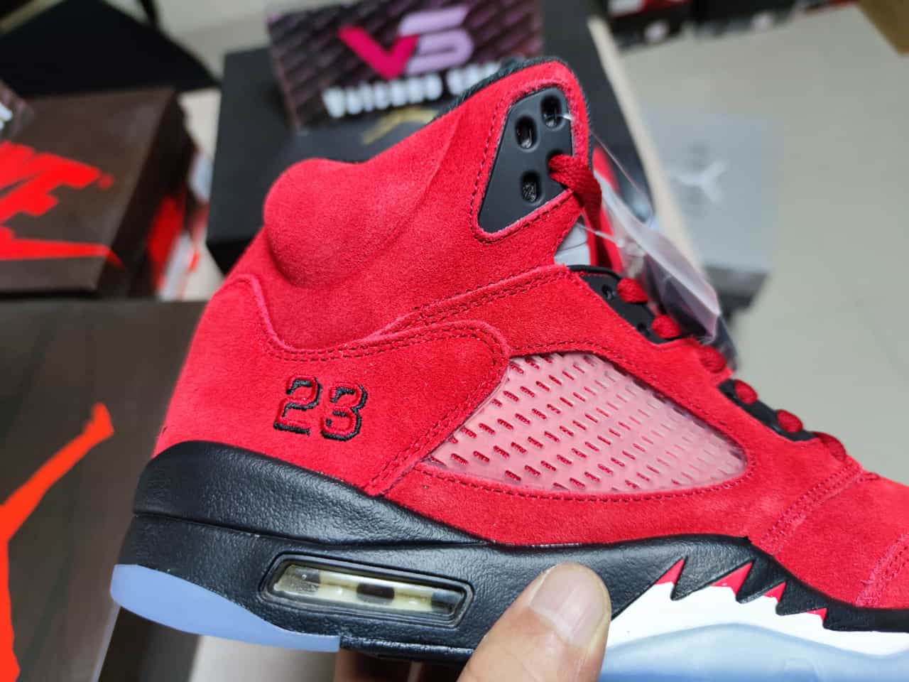 Jordan 5 Retro Raging Bull Red DD0587-600
