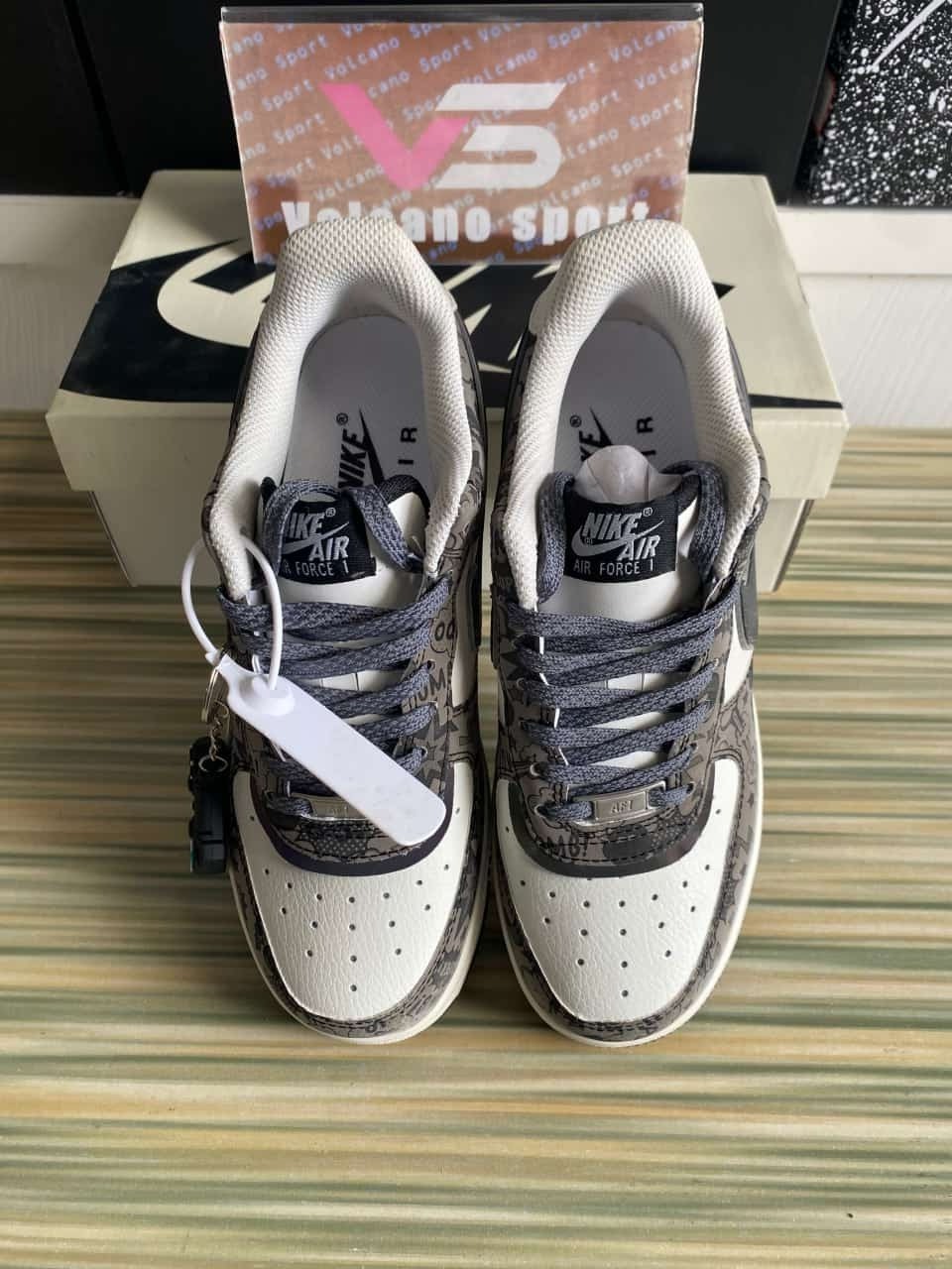 Air Force 1 07 Low Hacker Browm Beige White Black ZG0088-811