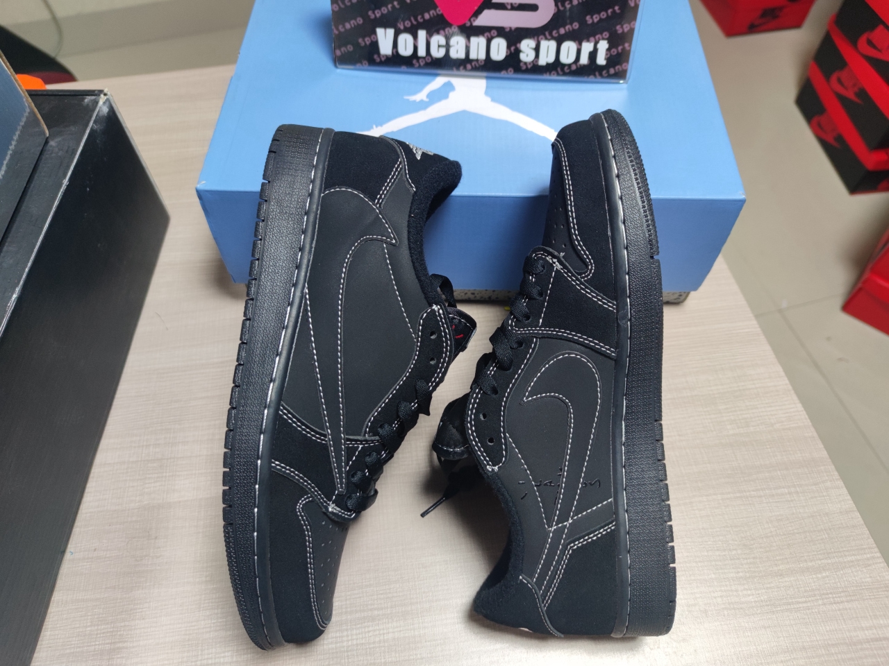 Travis Scott x Jordan 1 Low OG “Black Phantom” DM7866-001