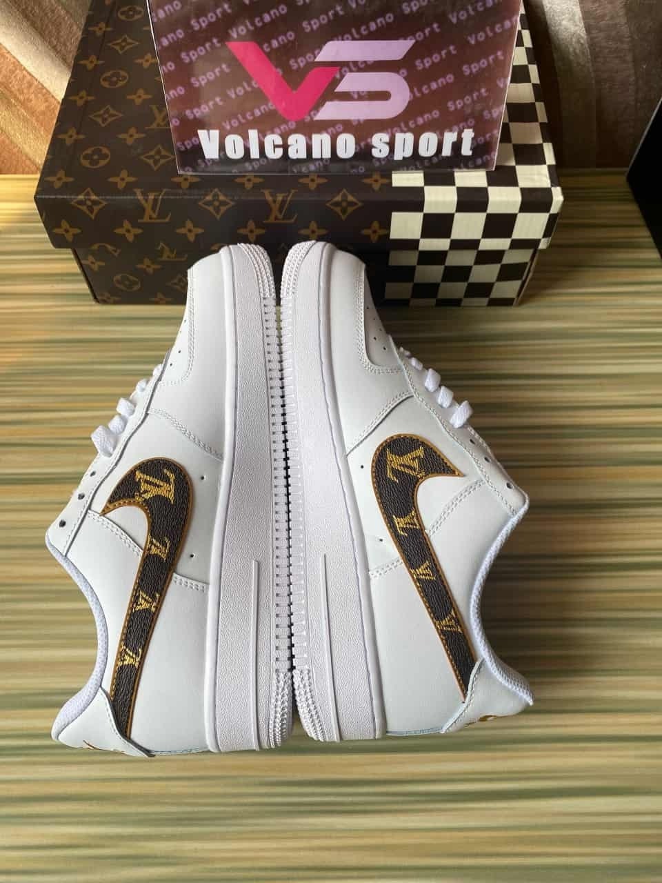 Air Force 1 07 Prm Jdi White Brown AR7719-101