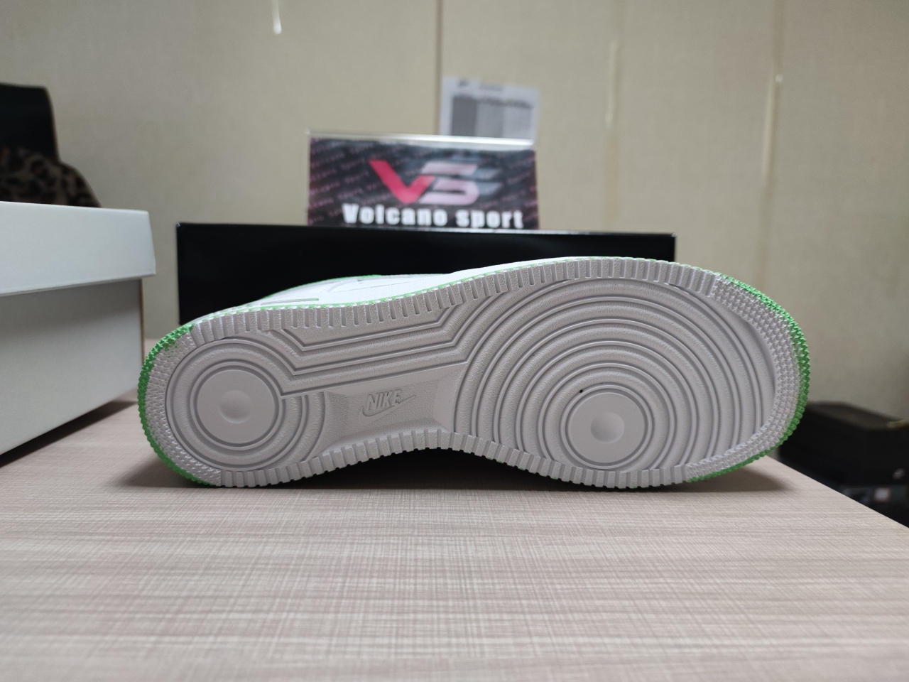 AIR FORCE 1 '07 White green