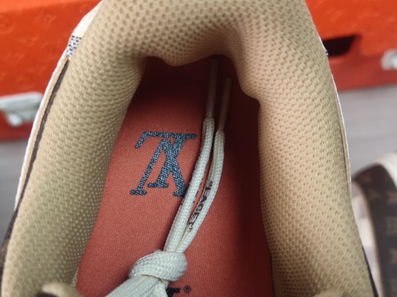 Louis Vuitton Nike Air Force 1 Low Monogram Brown Damier Azur